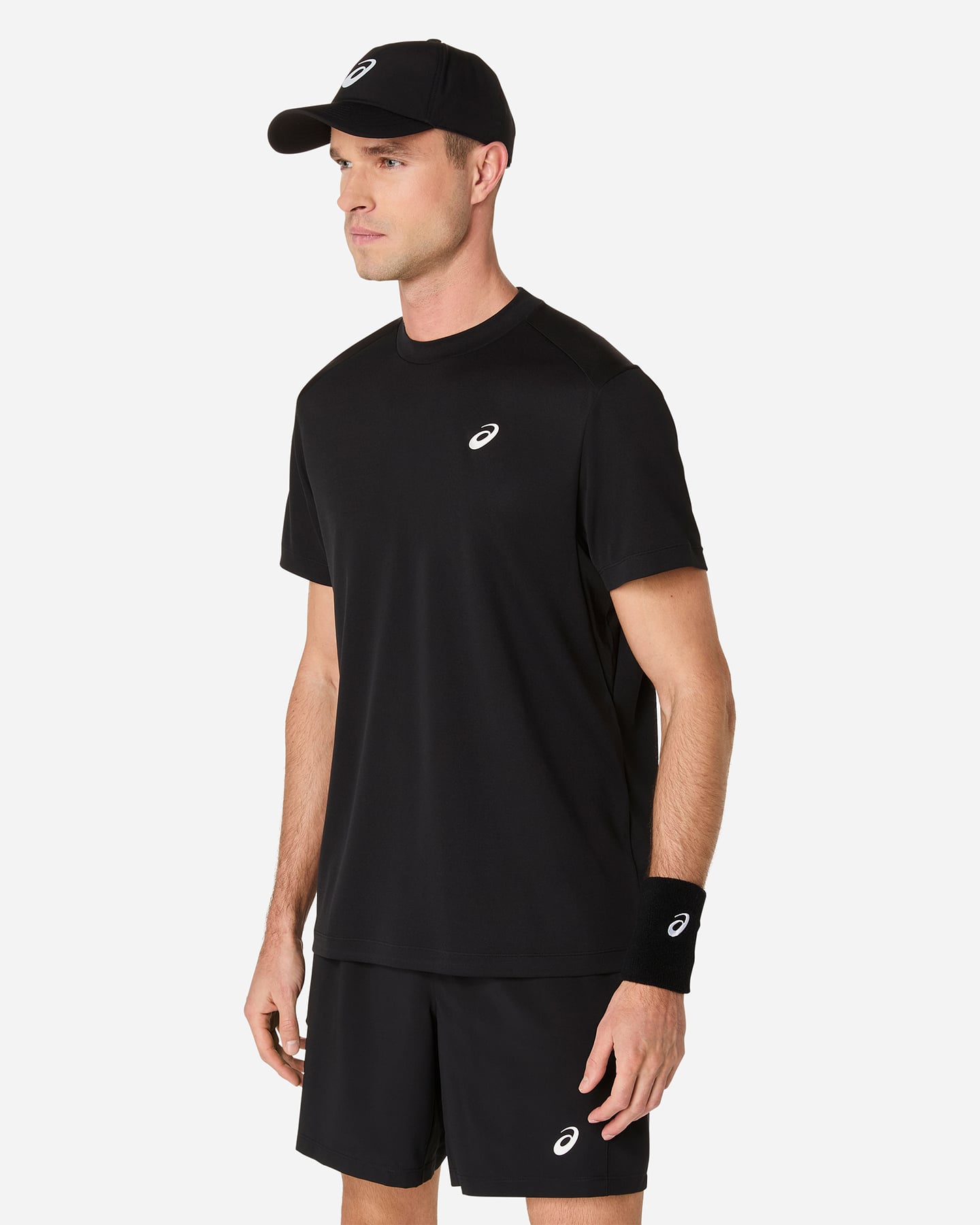 T-shirt tennis ASICS COURT M - Nero - 1 | Cisalfa Sport