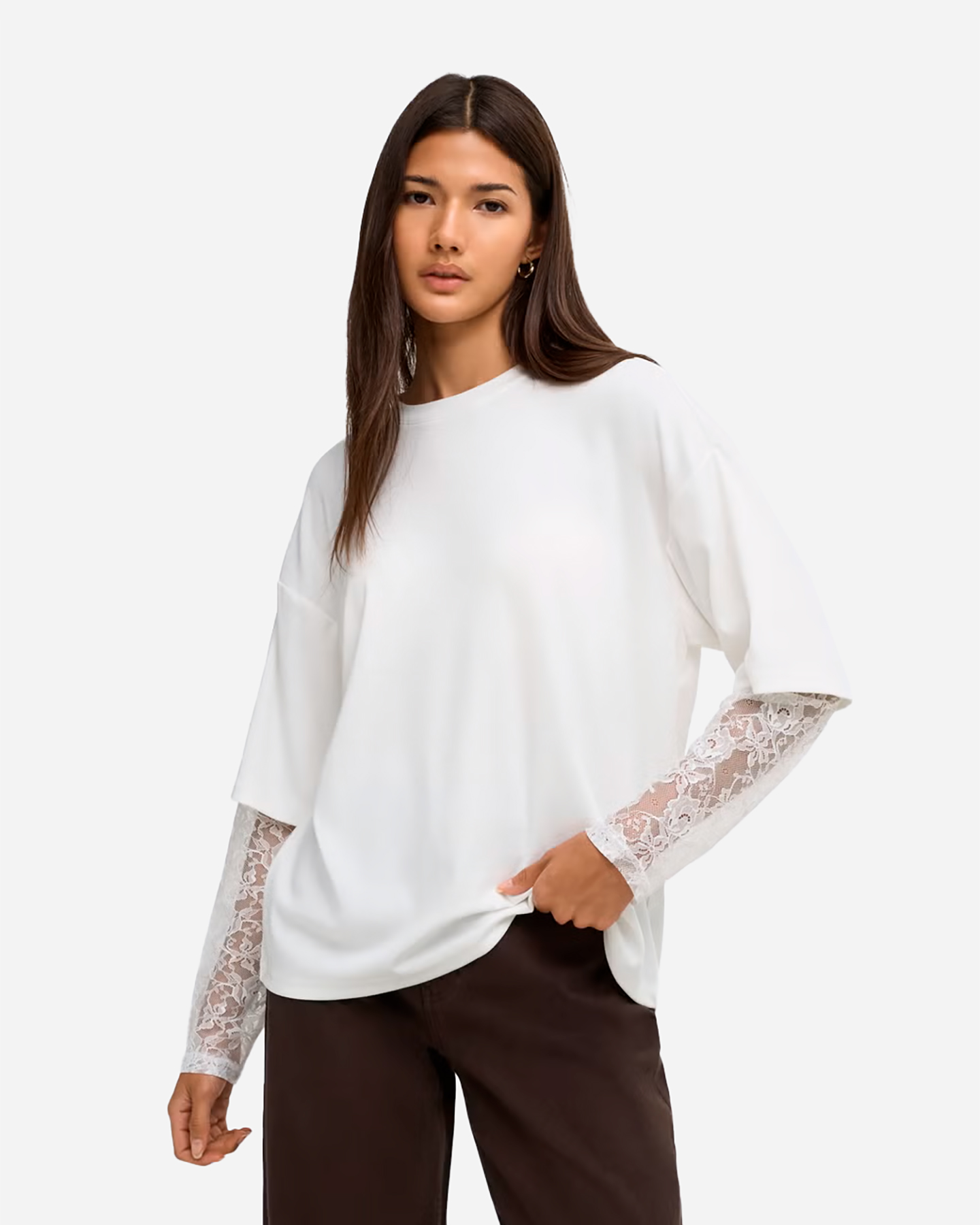 T-shirt ONLY TAHLIA W - Grigio - 2 | Cisalfa Sport