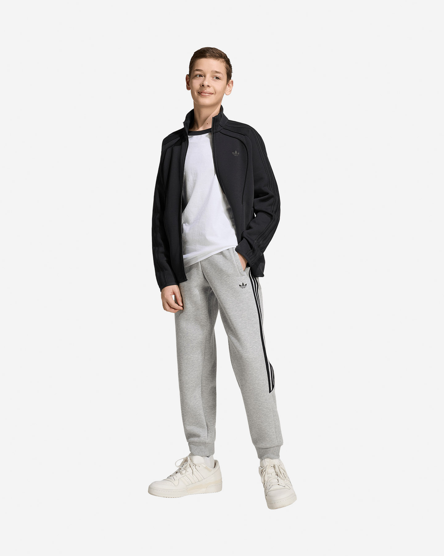 Pantalone ADIDAS CLASSIC JR - Grigio - 2 | Cisalfa Sport
