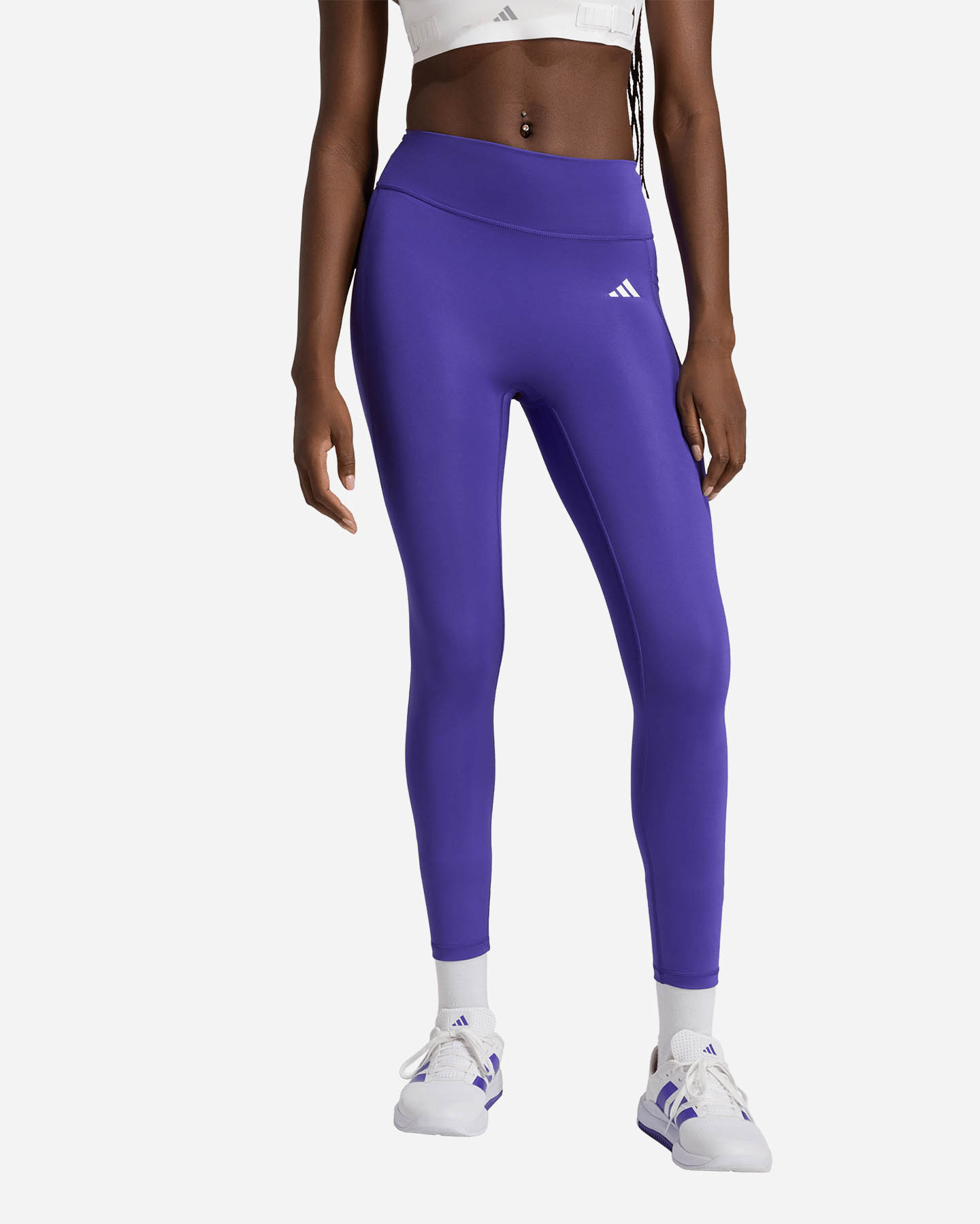 Leggings ADIDAS OPTIME ESSENTIALS W - Viola - 1 | Cisalfa Sport
