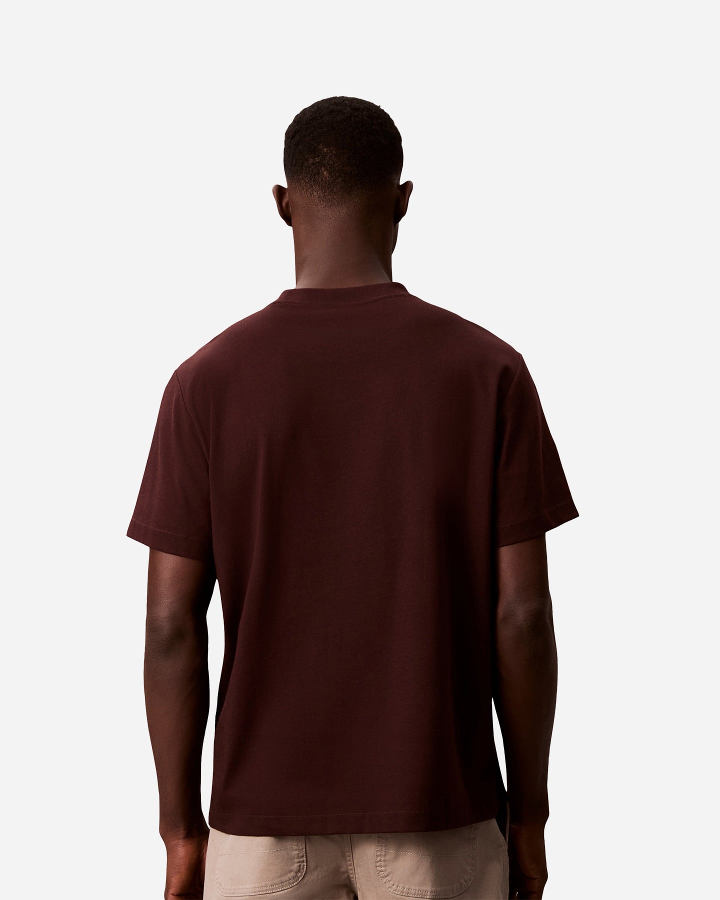 T-shirt CALVIN KLEIN JEANS EASY MONOGRAM M - Marrone - 3 | Cisalfa Sport