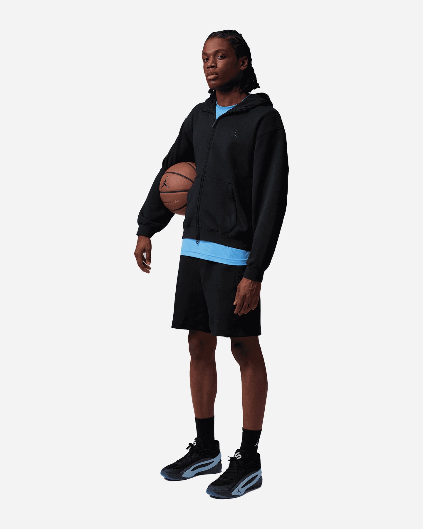 Felpa NIKE JORDAN HOOPS DRI FIT M - Nero - 2 | Cisalfa Sport