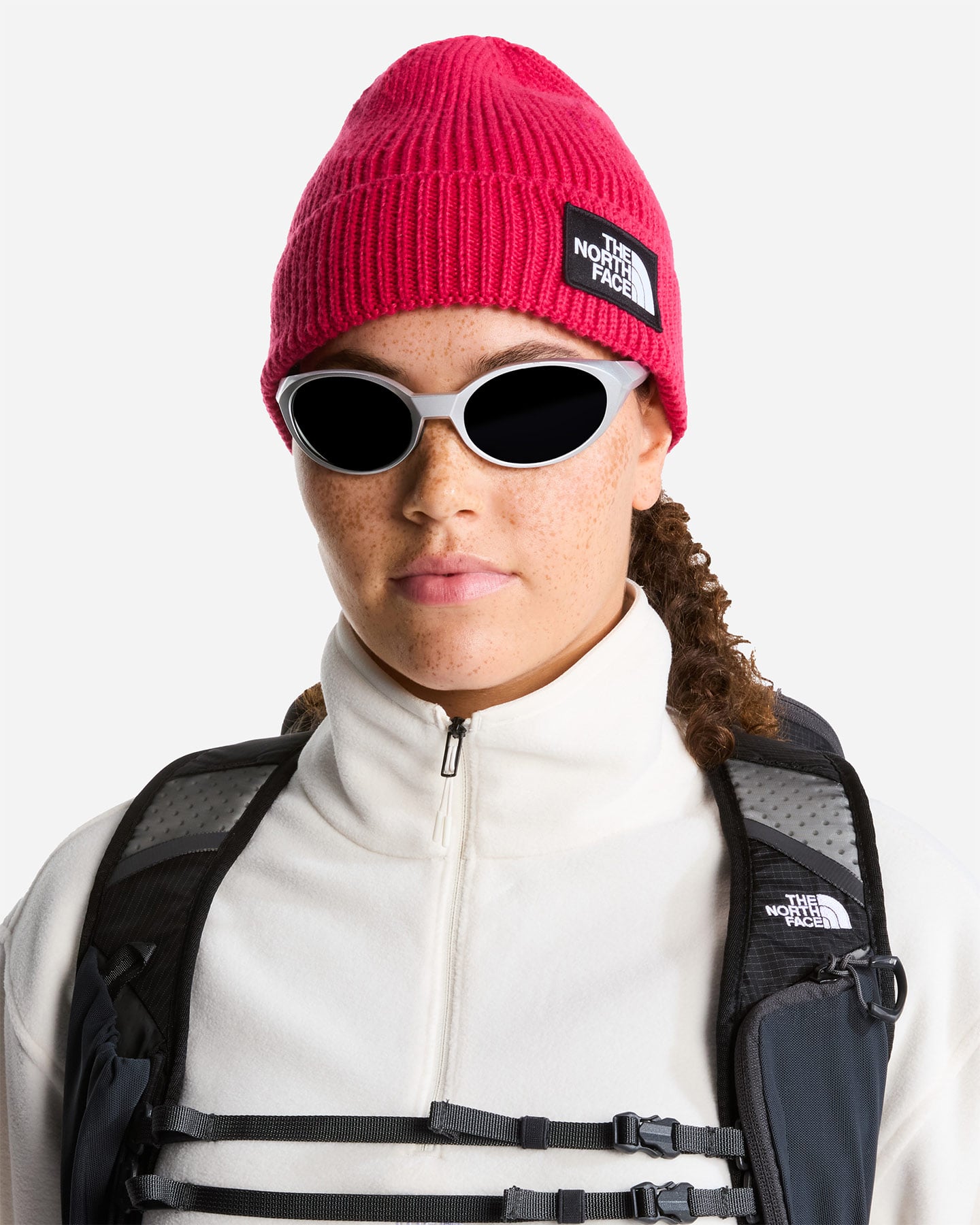Berretto THE NORTH FACE LOGO BOX W - Fucsia - 1 | Cisalfa Sport