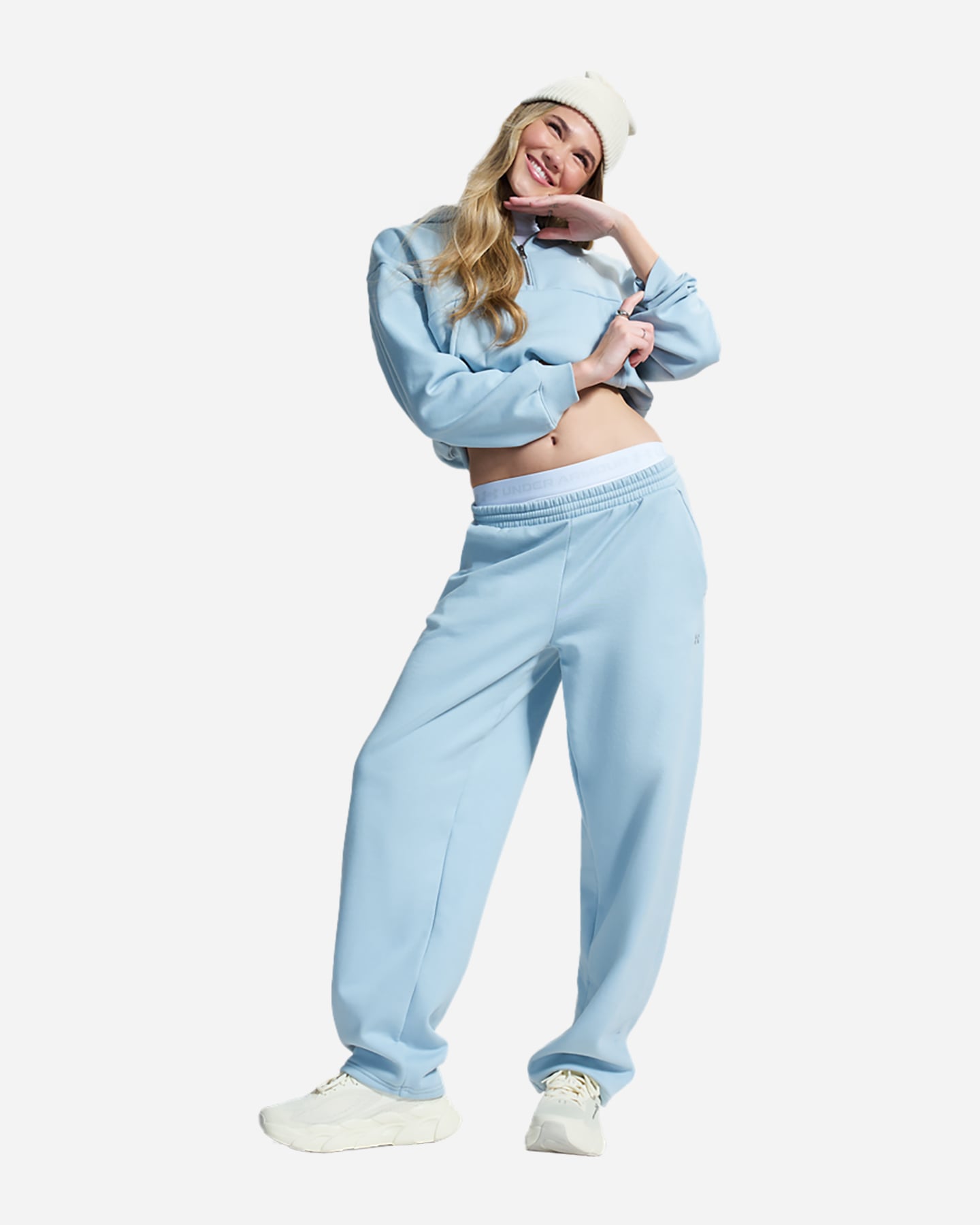 Pantalone UNDER ARMOUR ICON W - Azzurro - 1 | Cisalfa Sport