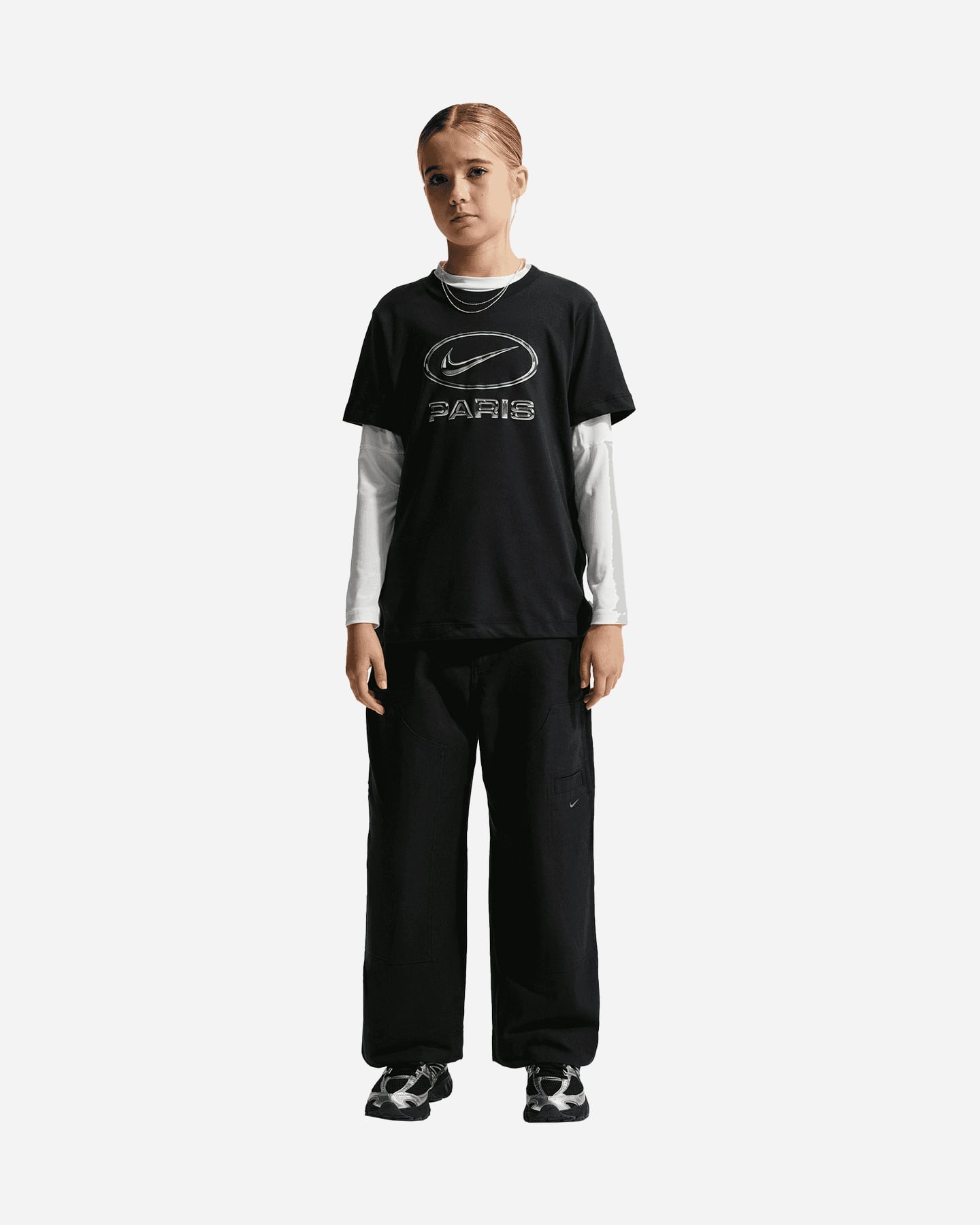 Tuta calcio ufficiale NIKE PSG SWOOSH 26-27 JR - Nero - 1 | Cisalfa Sport