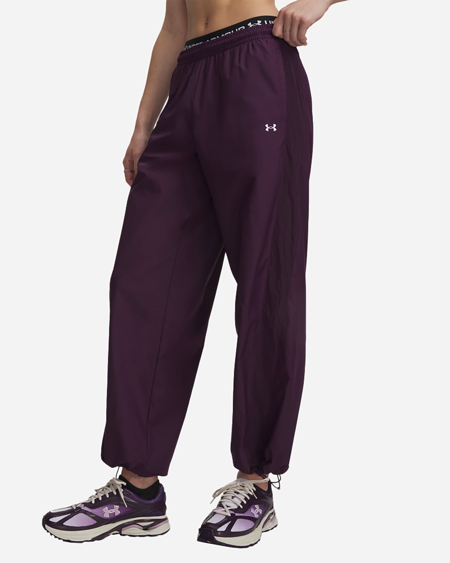 Pantalone UNDER ARMOUR ICON W - Viola - 1 | Cisalfa Sport