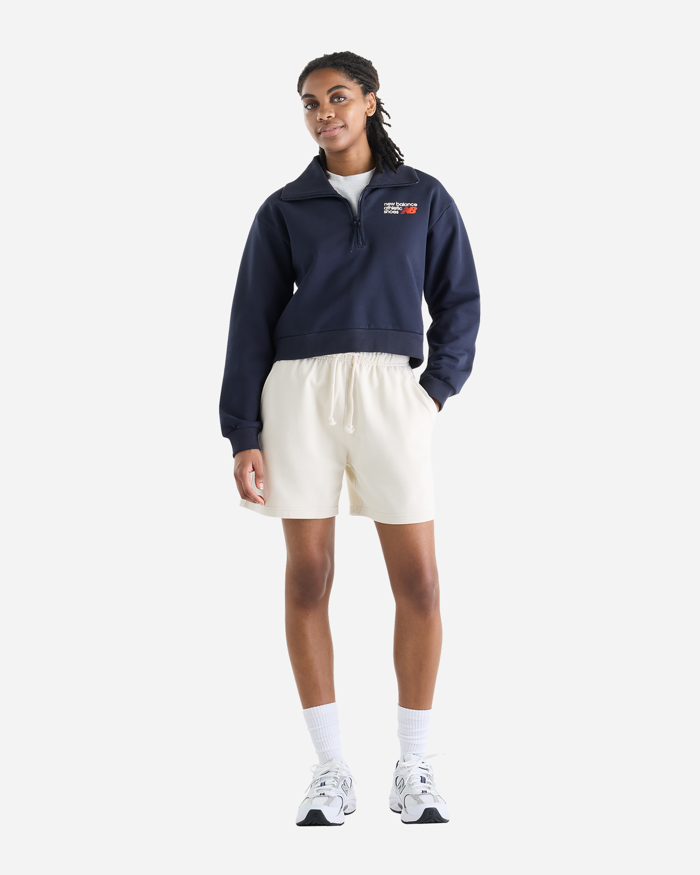 Felpa NEW BALANCE ATHLETIC SMALL LOGO W - Blu - 2 | Cisalfa Sport