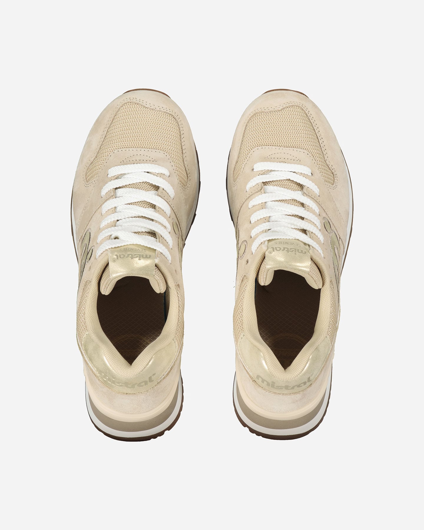 Scarpe sneakers MISTRAL SEVENTIES W - Beige - 4 | Cisalfa Sport