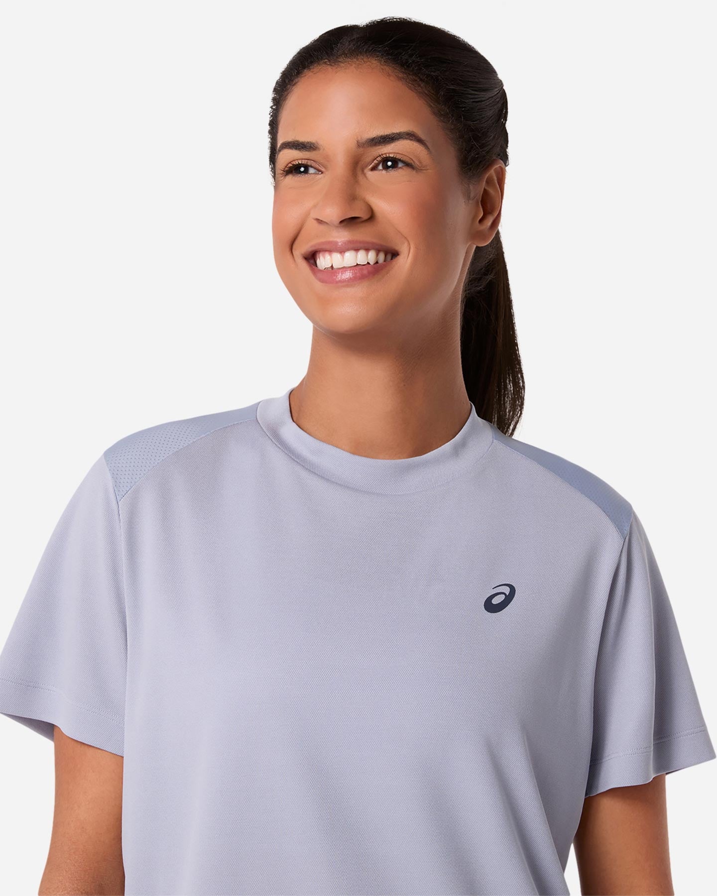 T-shirt tennis ASICS COURT W - Grigio - 3 | Cisalfa Sport