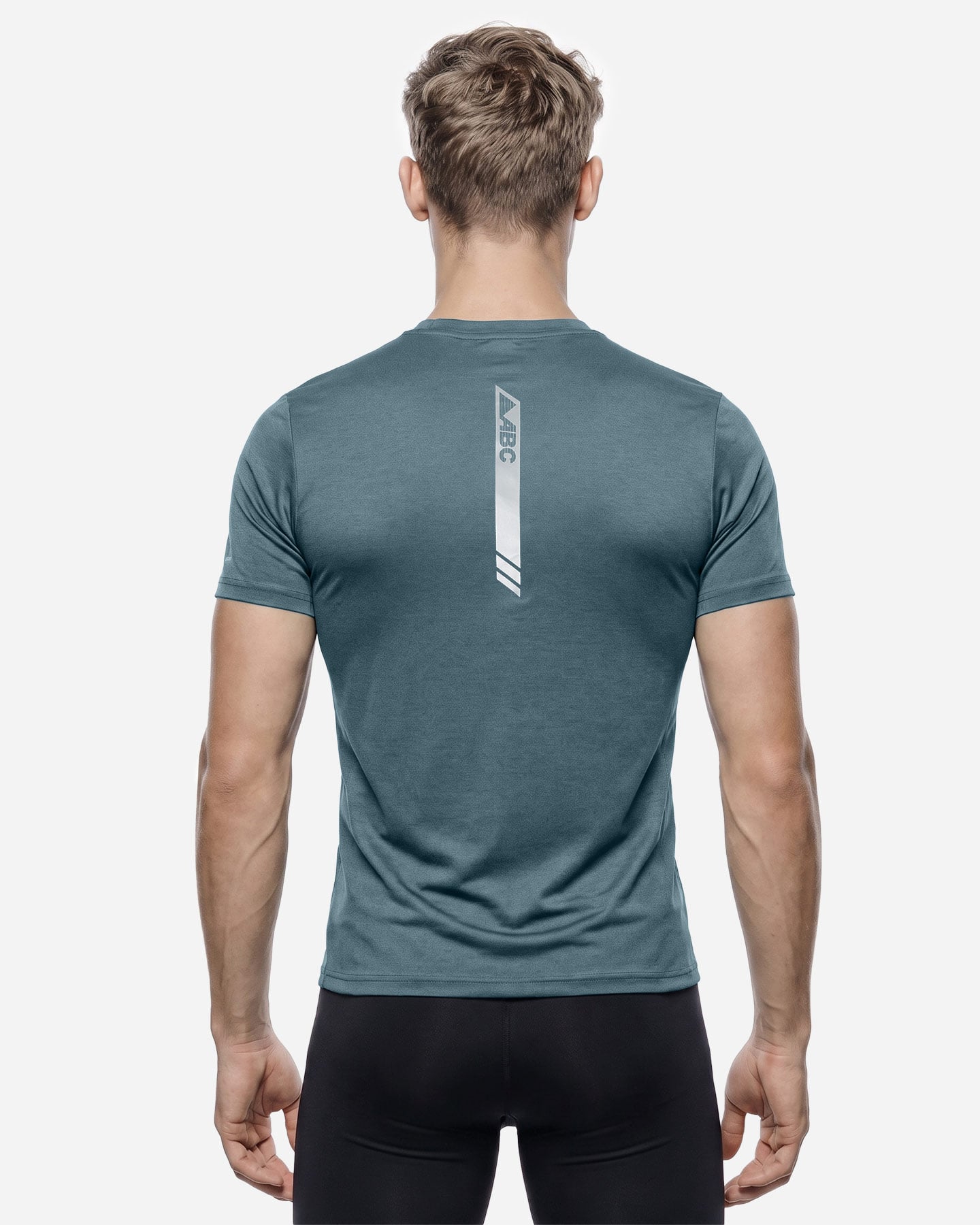 T-shirt running ABC RUNNING BASIC M - Blu - 3 | Cisalfa Sport
