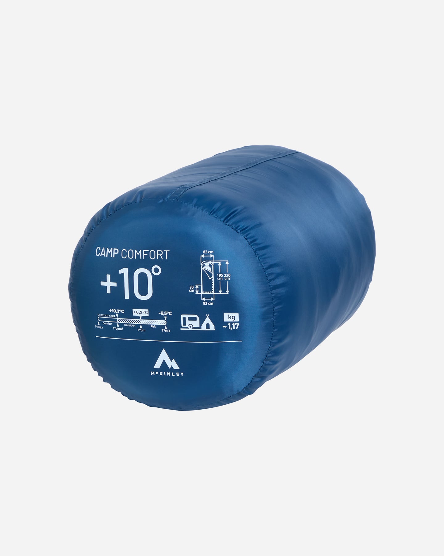 Sacco a pelo sintetico MCKINLEY CAMP COMFORT III 10  - Blu - 2 | Cisalfa Sport