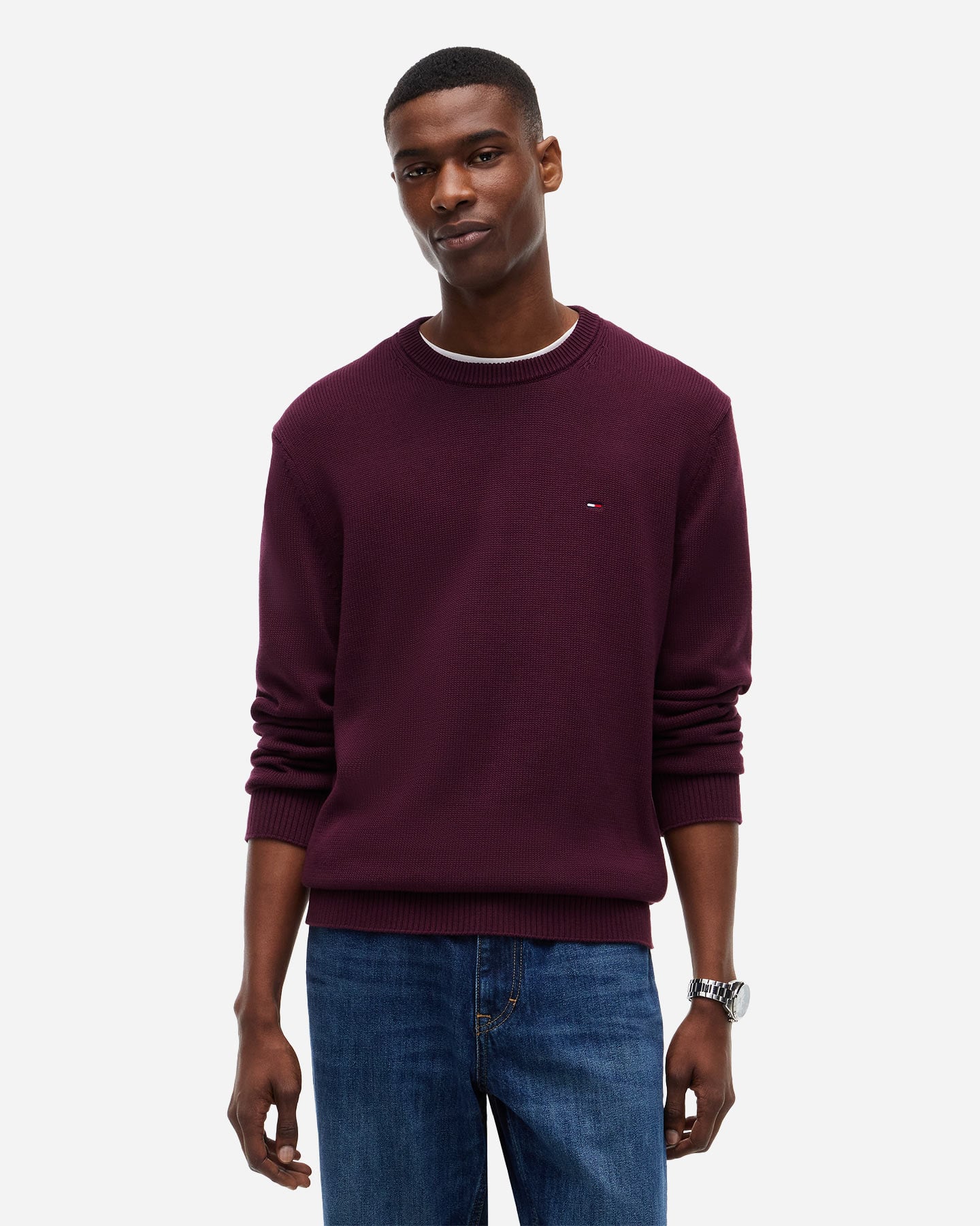 Maglione TOMMY HILFIGER ESSENTIAL M - Rosso - 1 | Cisalfa Sport