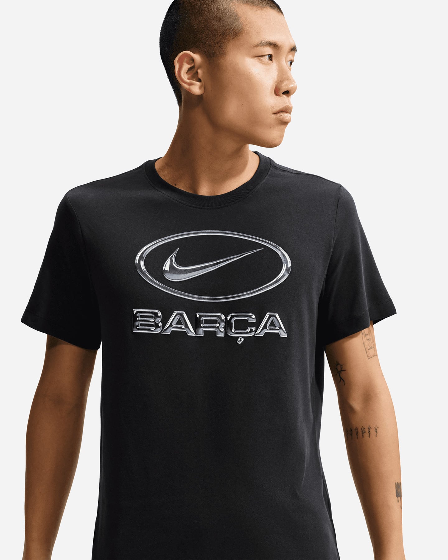 Abbigliamento calcio ufficiale NIKE BARCA SWOOSH 26-27 M - Nero - 4 | Cisalfa Sport