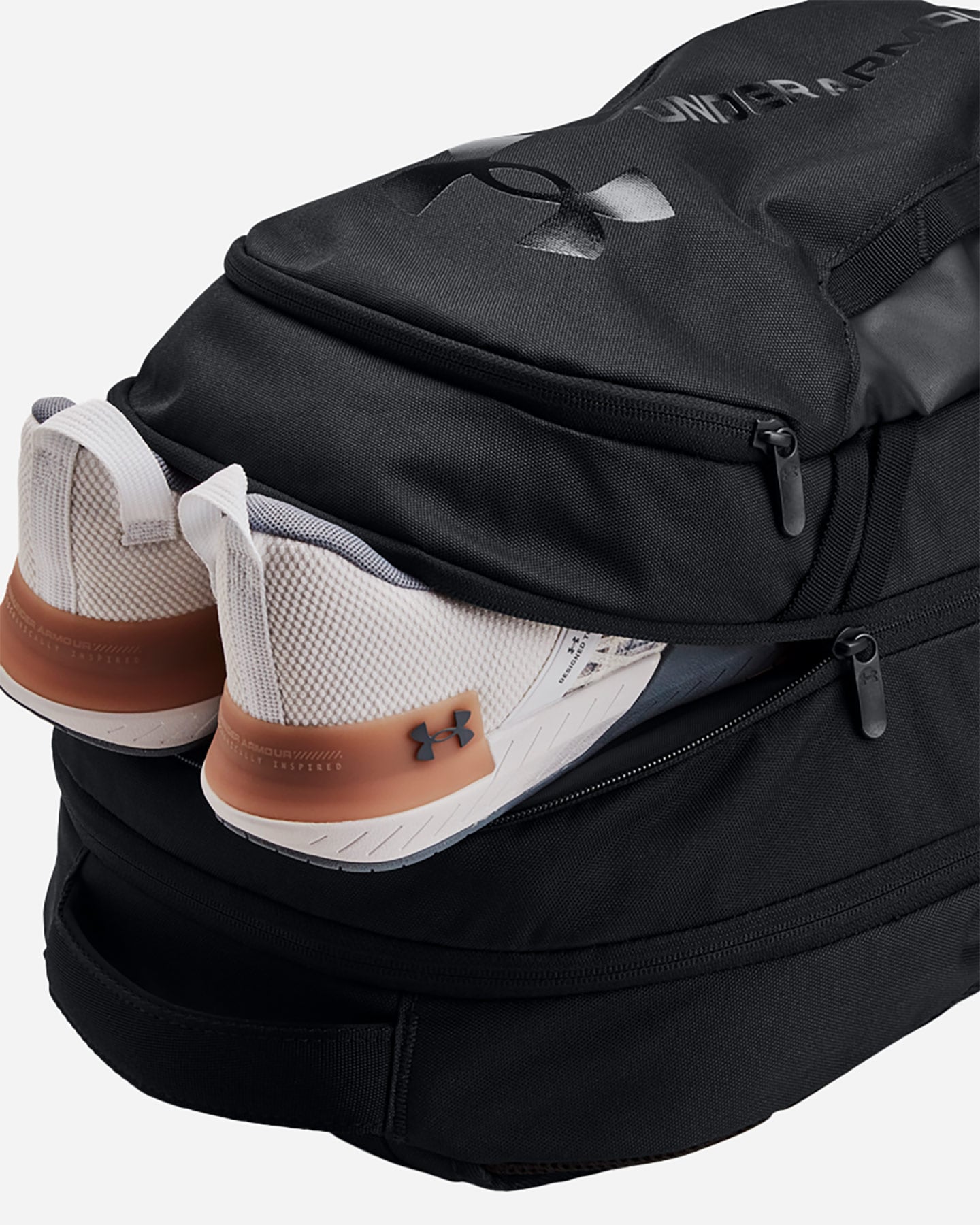 Zaino UNDER ARMOUR HUSTLE 6.0  - Nero - 5 | Cisalfa Sport