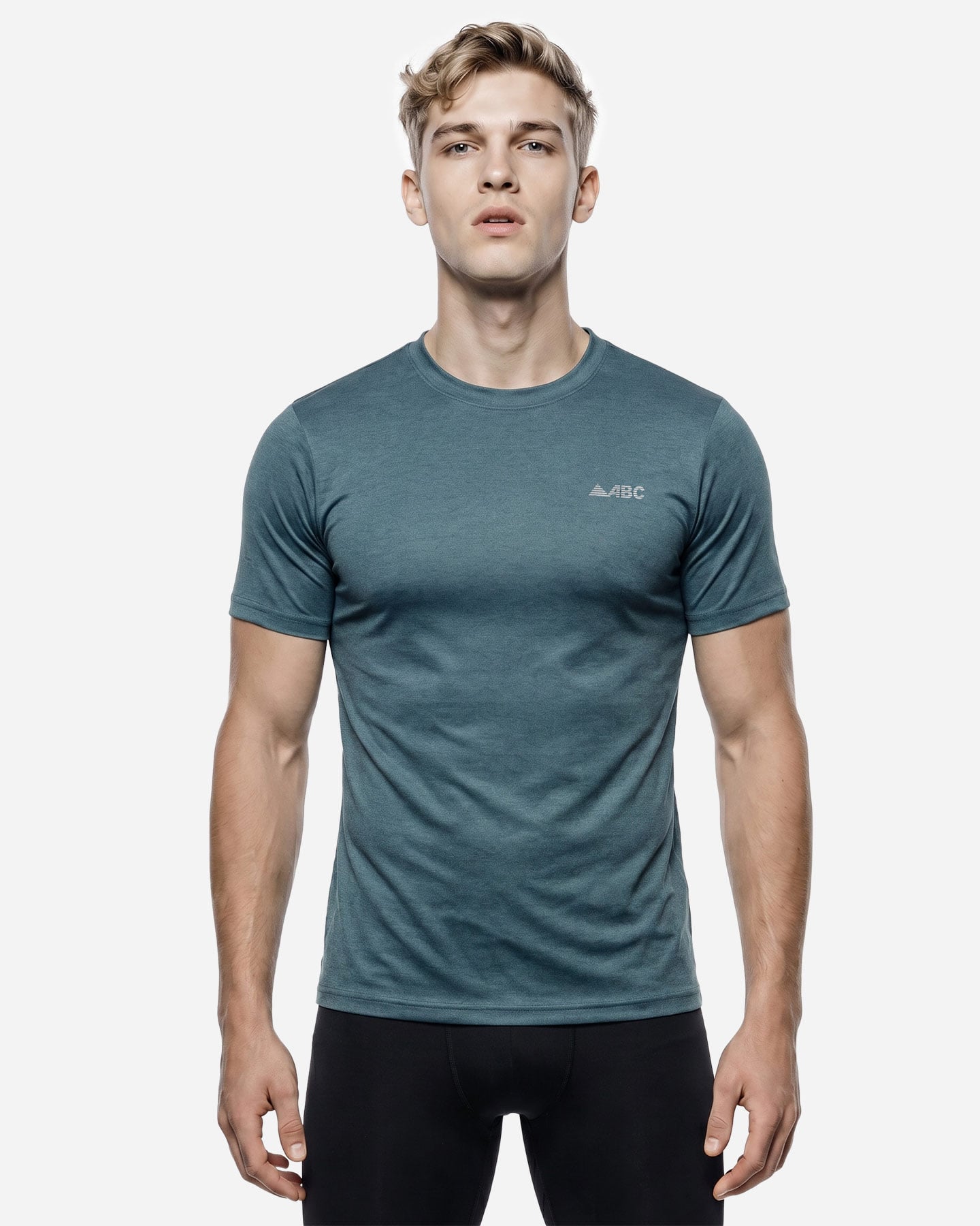 T-shirt running ABC RUNNING BASIC M - Blu - 2 | Cisalfa Sport