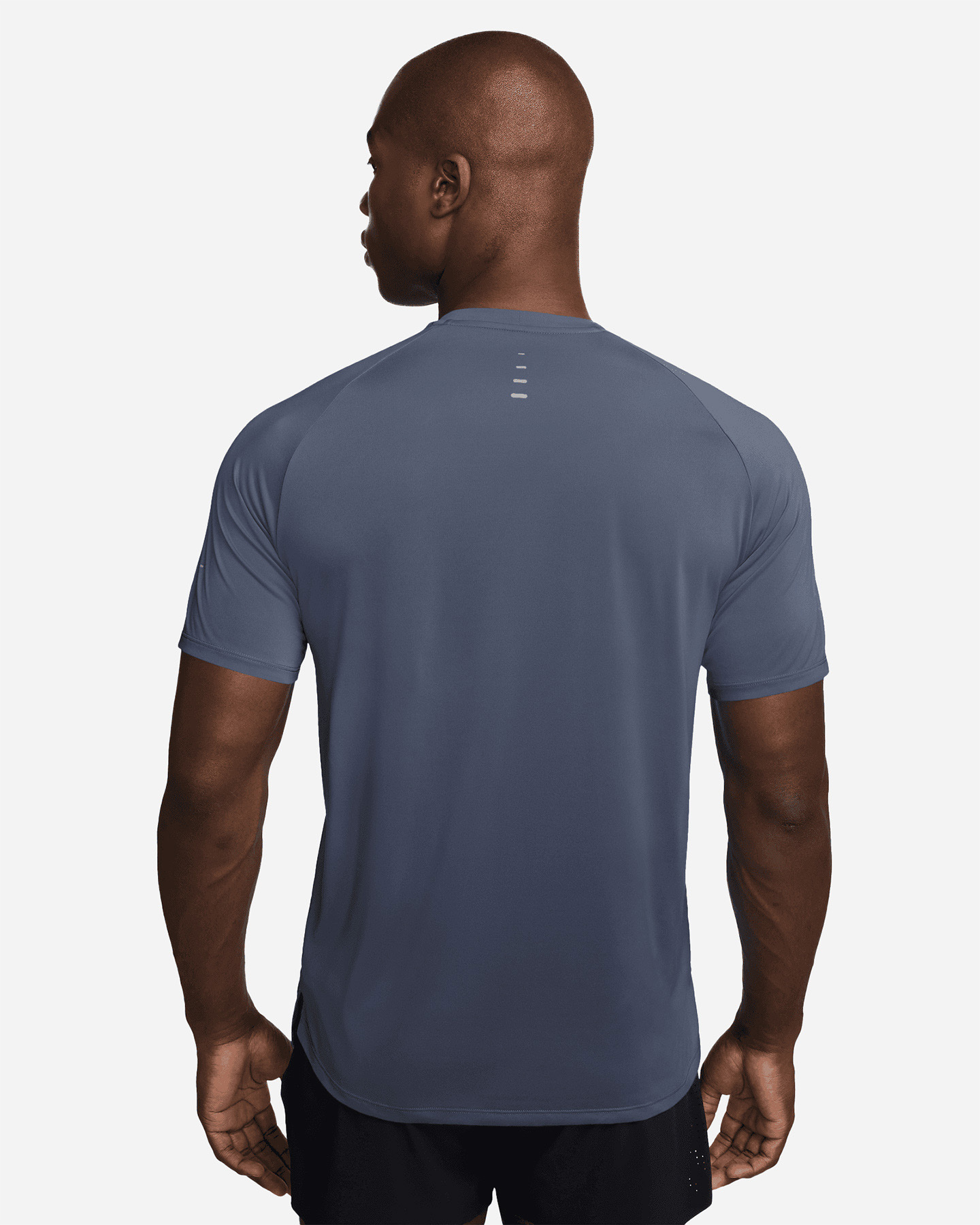 T-shirt running NIKE STRIDE M - Blu - 1 | Cisalfa Sport