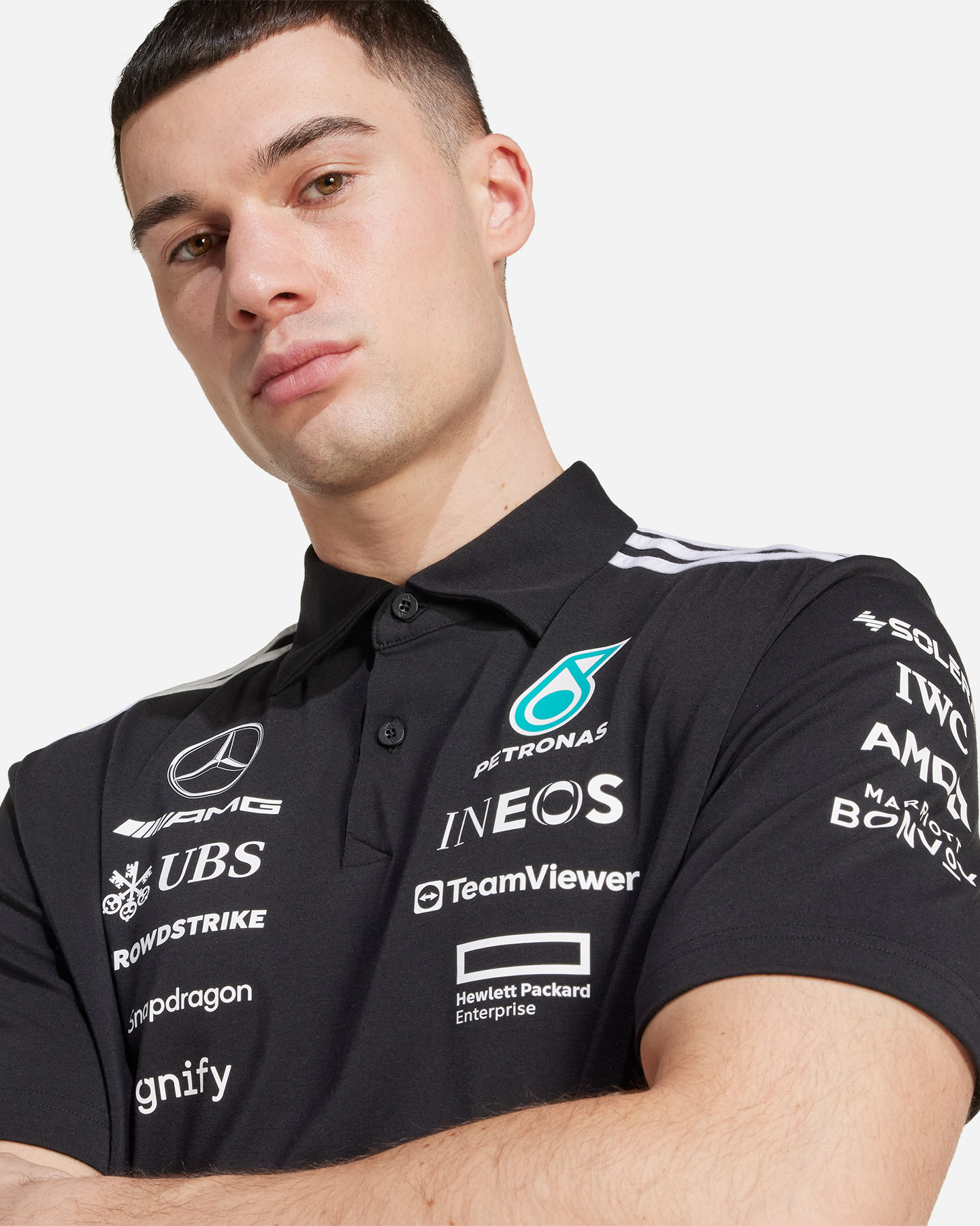 Fanwear ADIDAS MERCEDES TM M - Nero - 4 | Cisalfa Sport