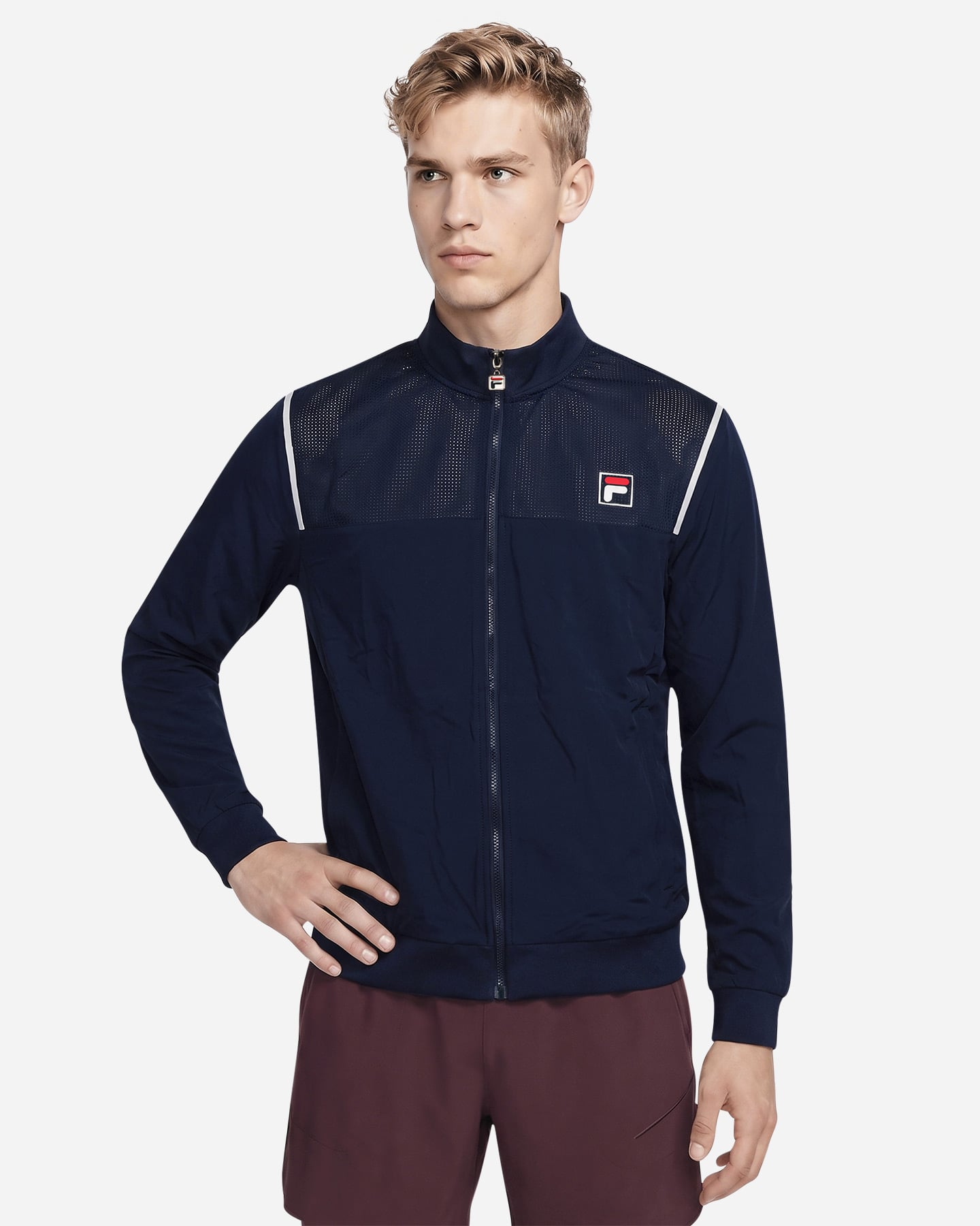 Giacca tennis FILA COURT LEGACY M - Blu - 2 | Cisalfa Sport