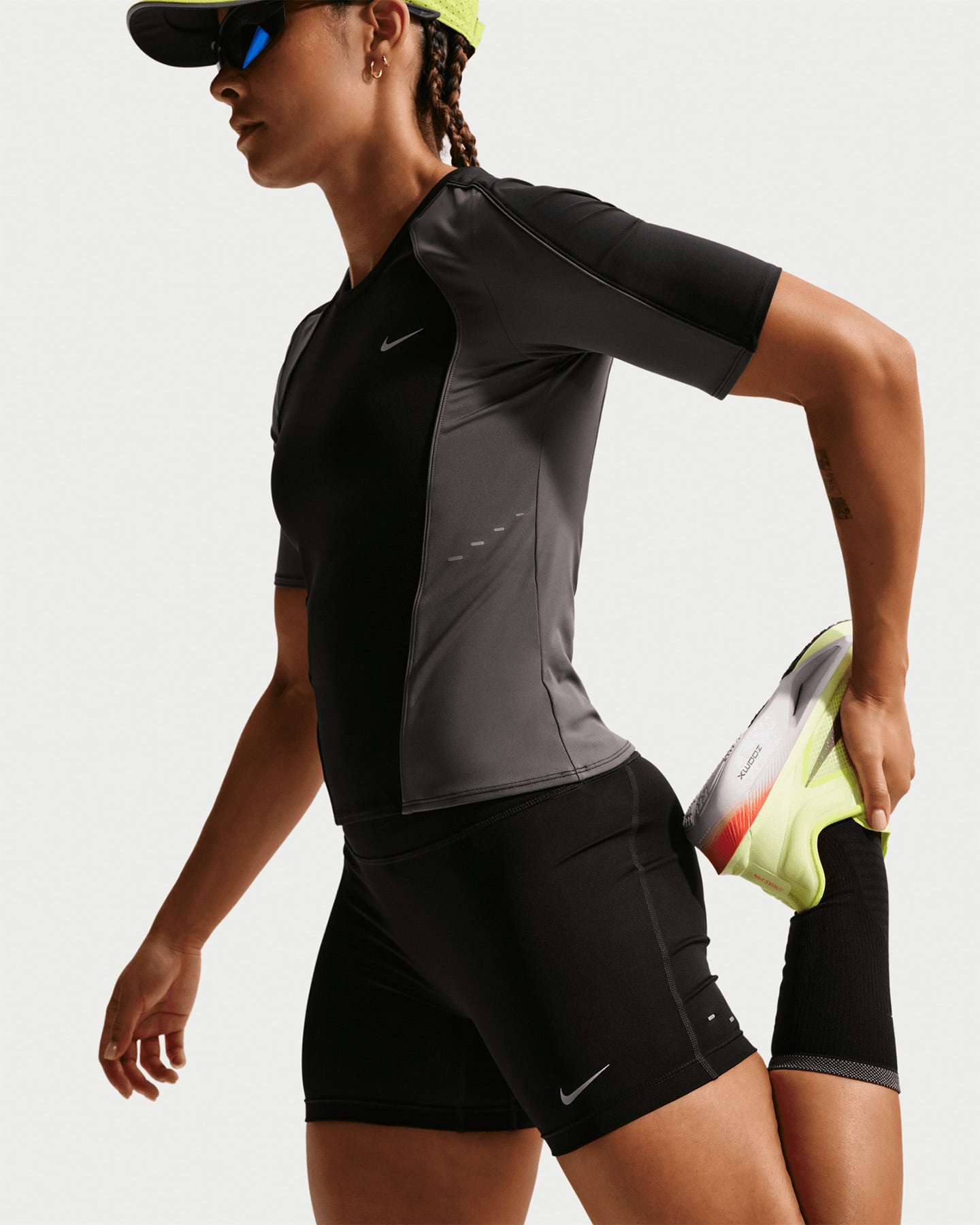 Short running NIKE TEMPO W - Nero - 5 | Cisalfa Sport