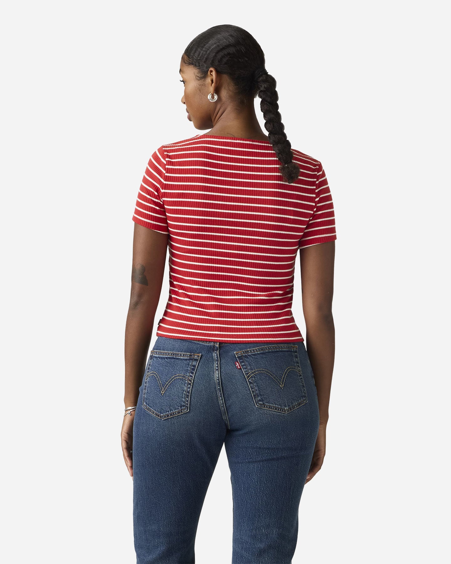 T-shirt LEVI'S SERAFINO STRIPE W  - Rosso - 1 | Cisalfa Sport