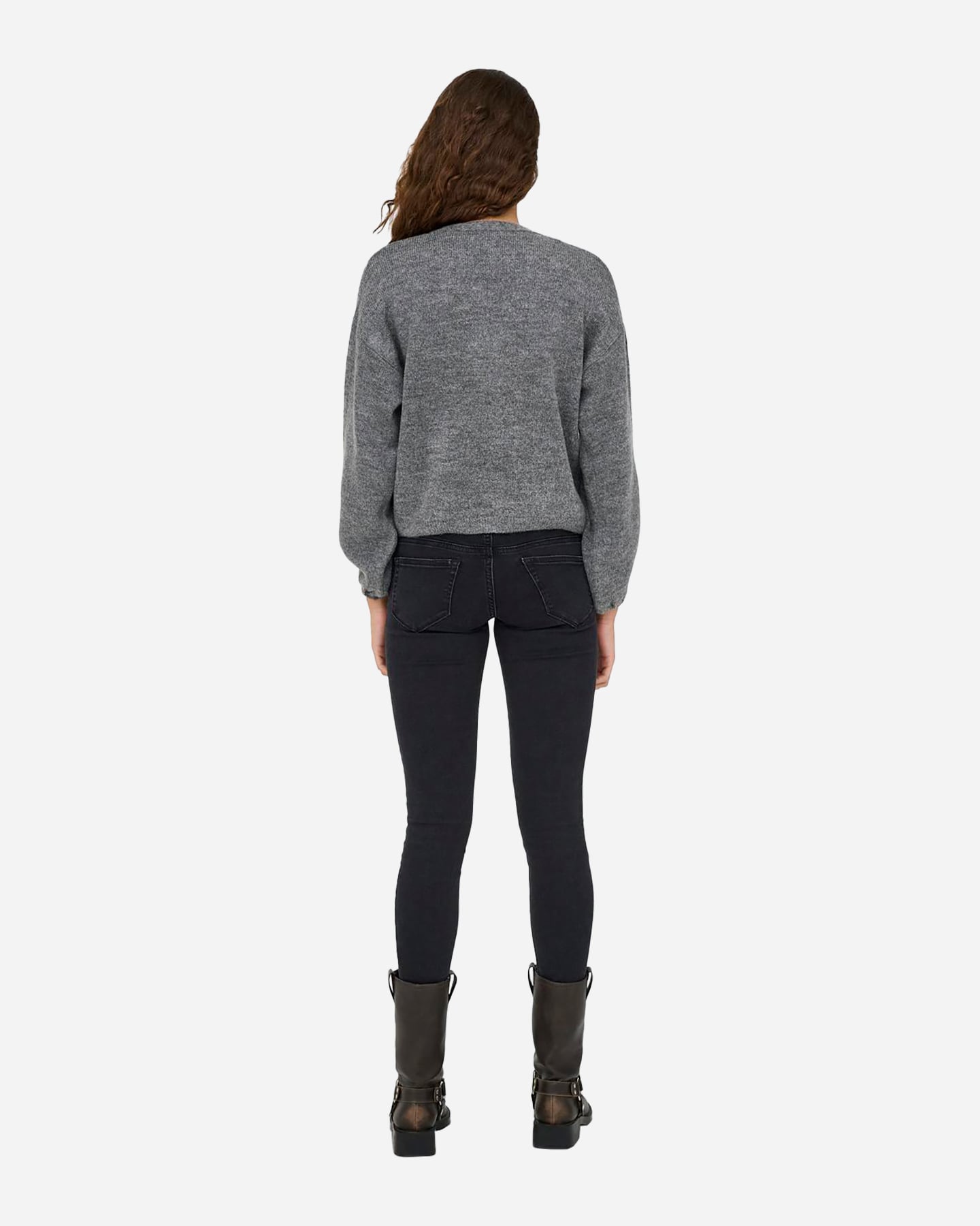 Cardigan ONLY FIOCCHI STRASS W - Grigio - 4 | Cisalfa Sport