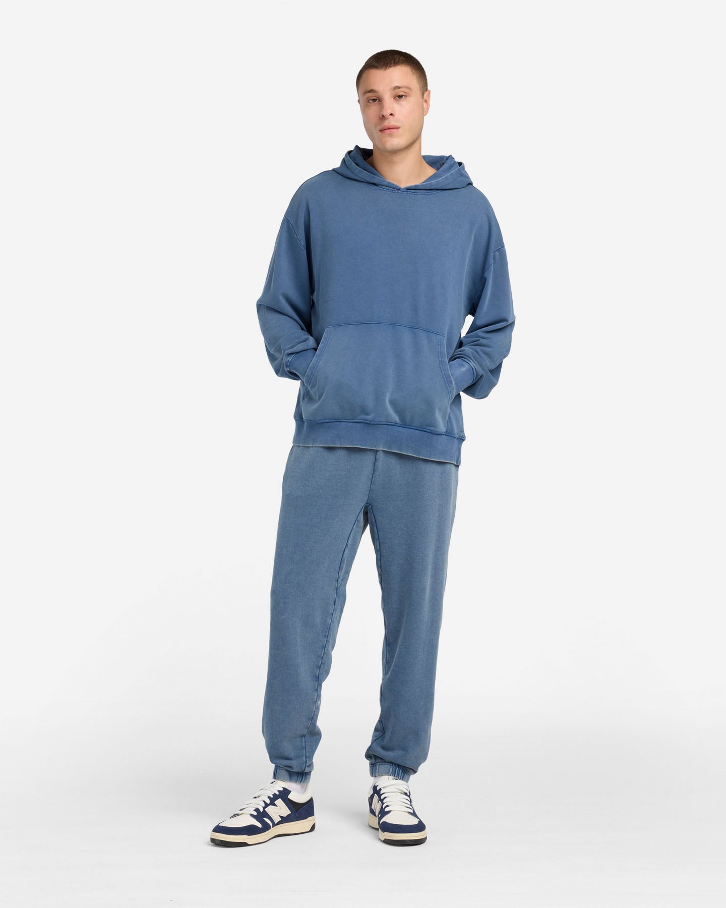 Felpa ABC BASIC ATHLETIC M - Denim - 4 | Cisalfa Sport