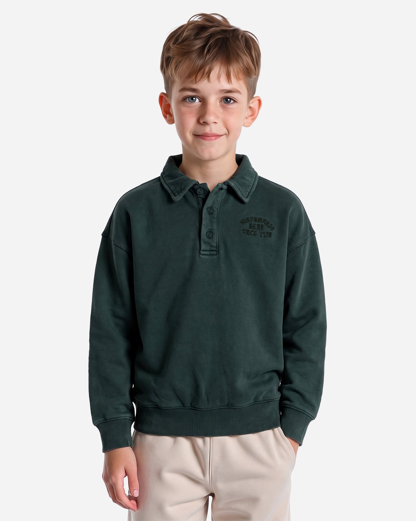 Felpa BEAR UNEARTHED NATURE JR - Verde - 2 | Cisalfa Sport