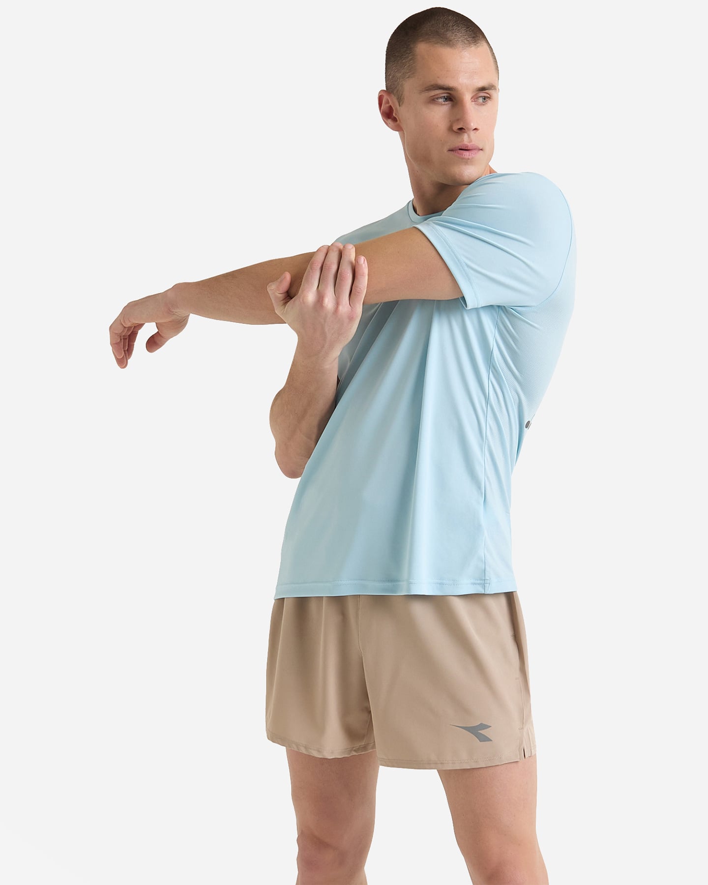 Short running DIADORA RUN M - Beige - 3 | Cisalfa Sport
