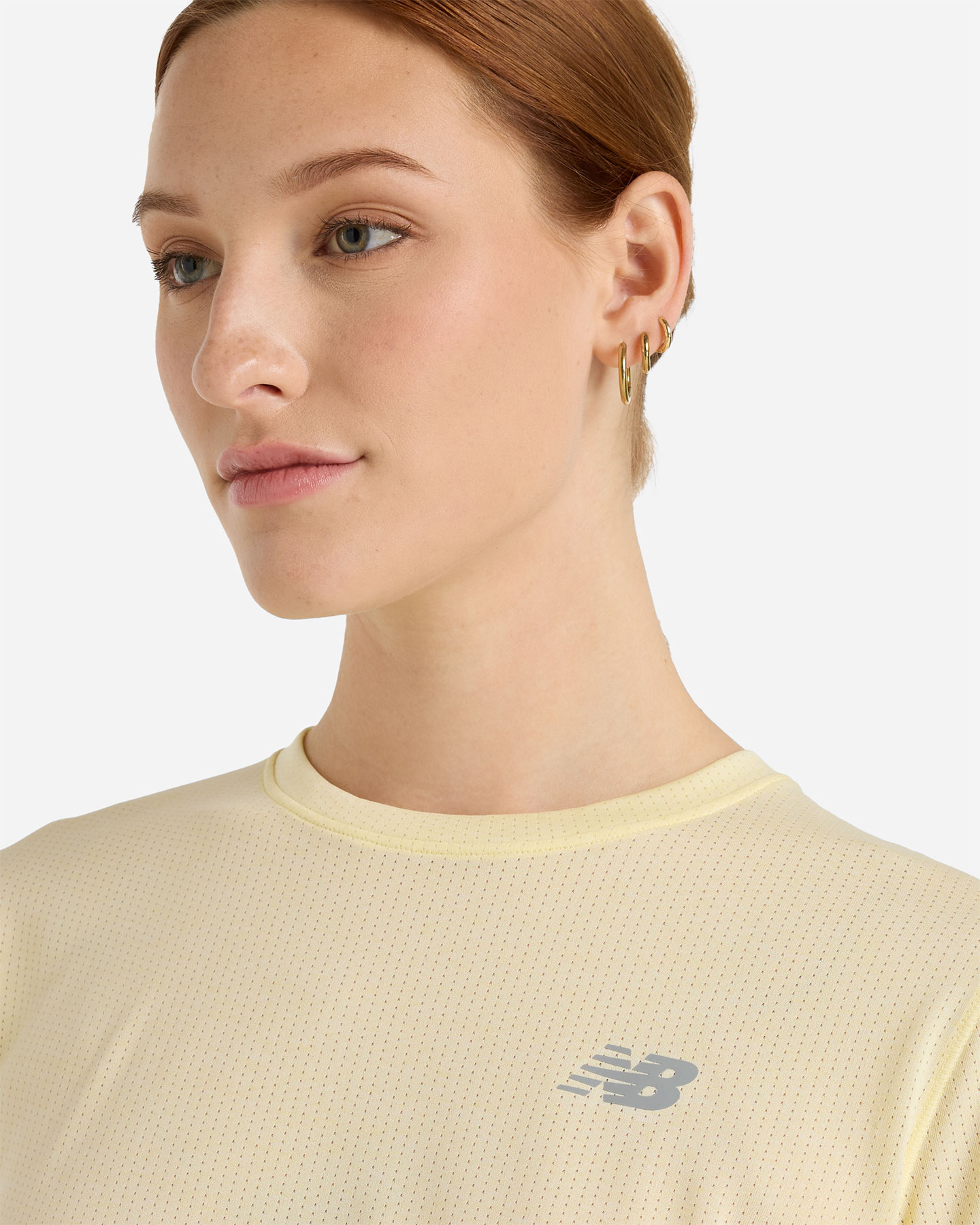 T-shirt running NEW BALANCE CLASSIC W - Giallo - 3 | Cisalfa Sport