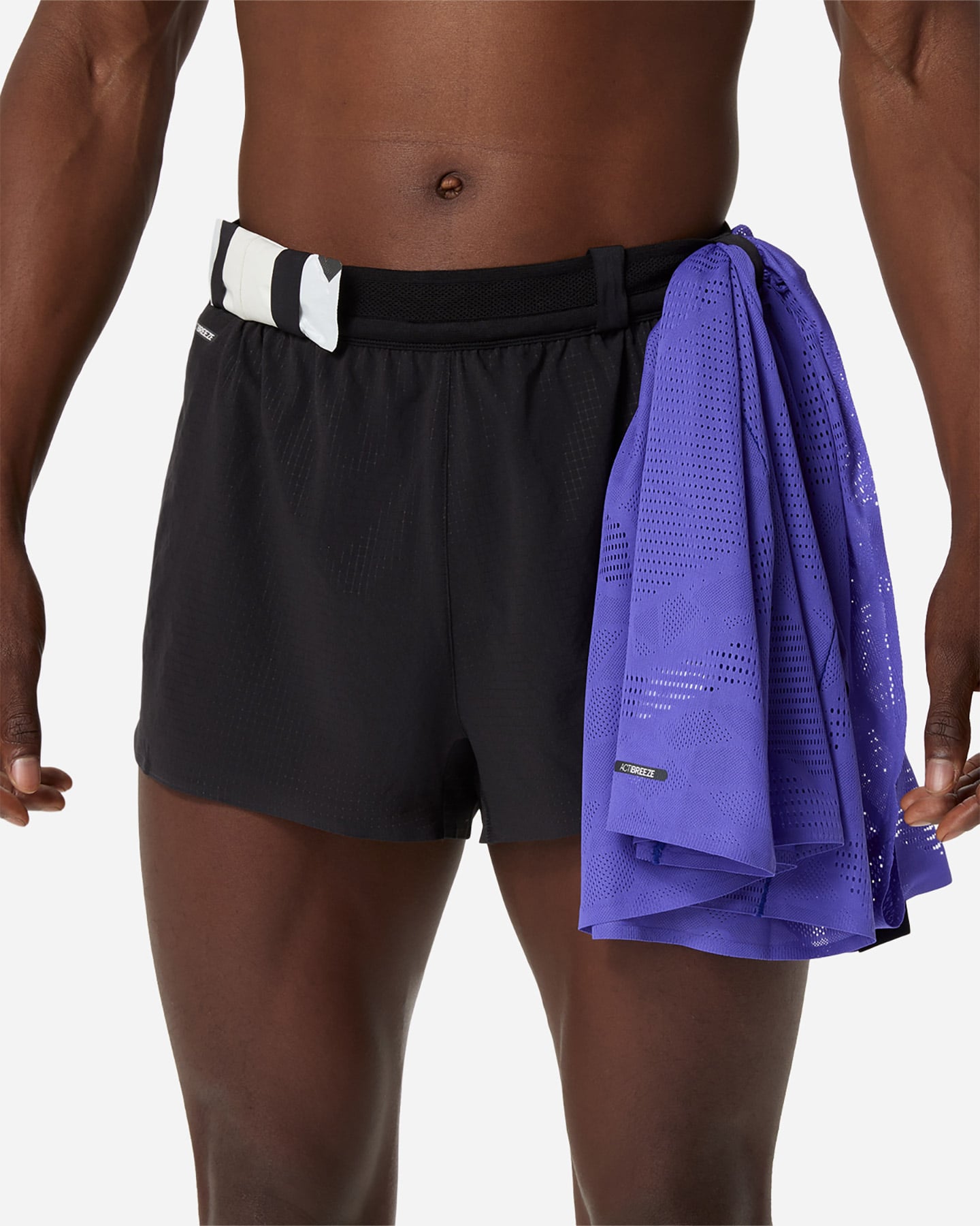 Short running ASICS METARUN SPLIT M - Nero - 7 | Cisalfa Sport
