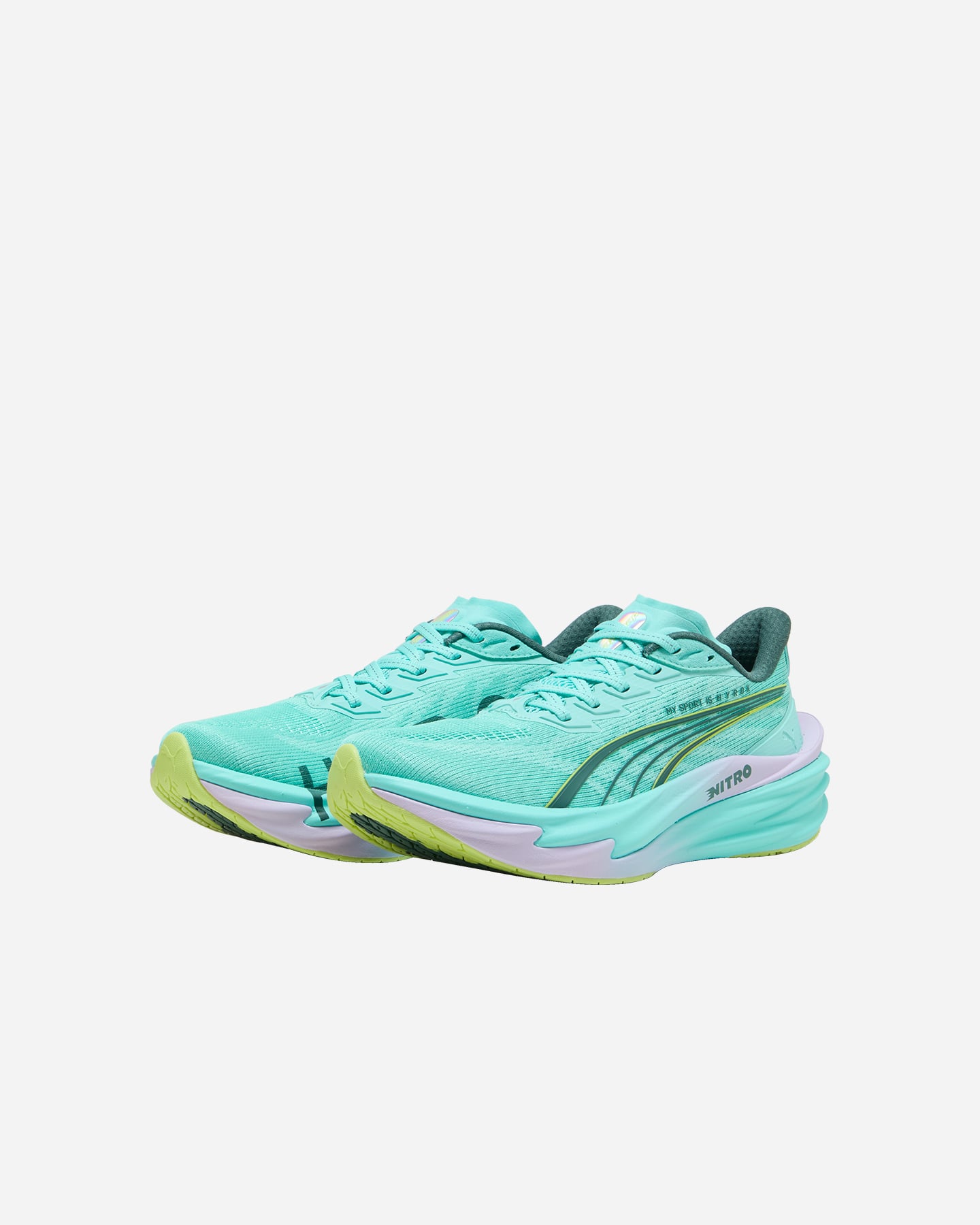 Scarpe running PUMA DEVIATE NITRO 4 HYROX W - Verde - 1 | Cisalfa Sport