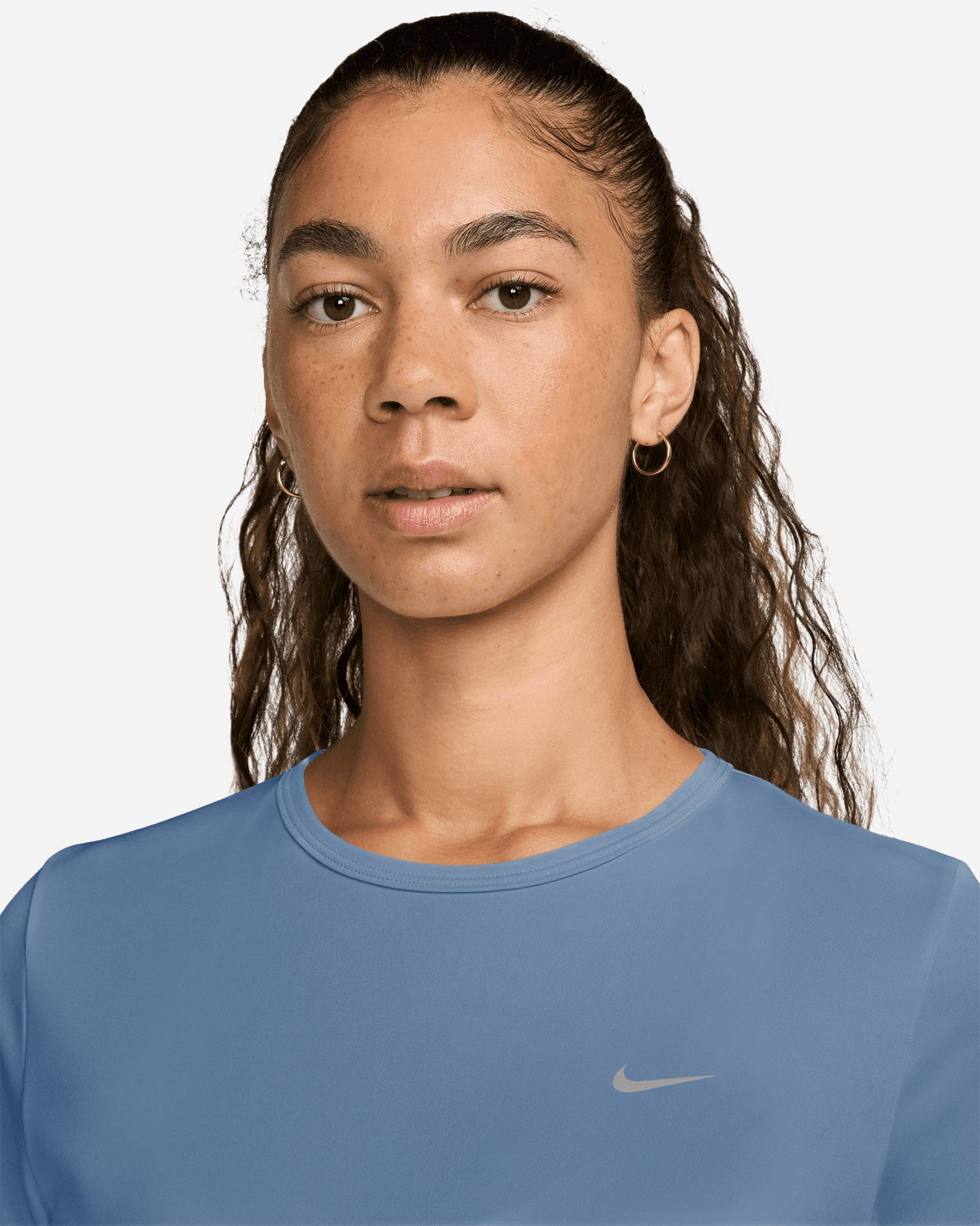 T-shirt running NIKE TEMPO W - Blu - 2 | Cisalfa Sport