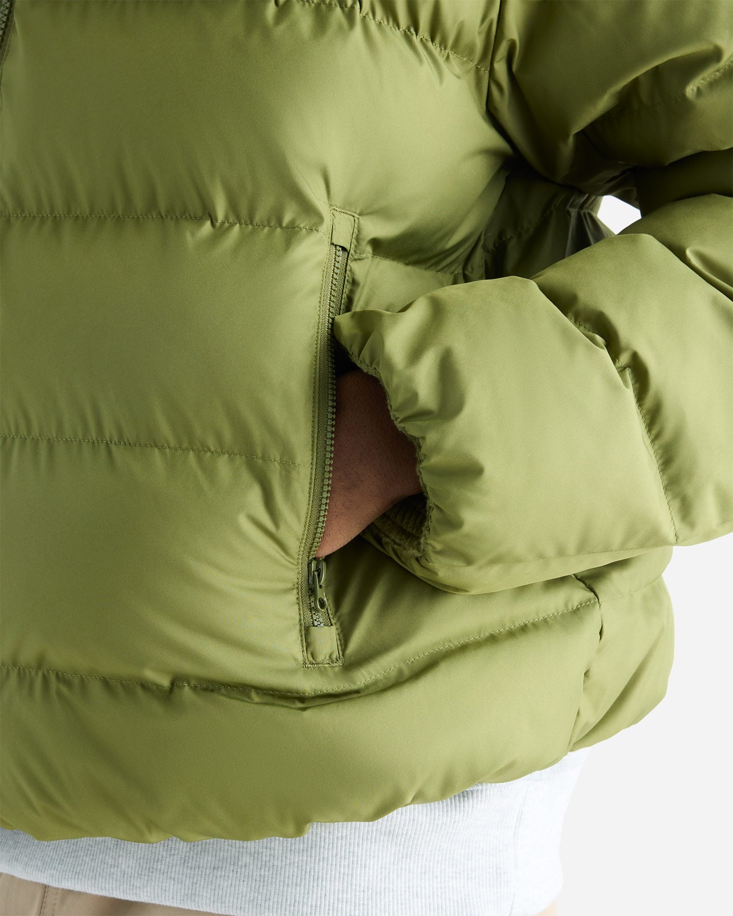 Giubbotto NEW BALANCE FAKE DOWN M - Verde - 4 | Cisalfa Sport