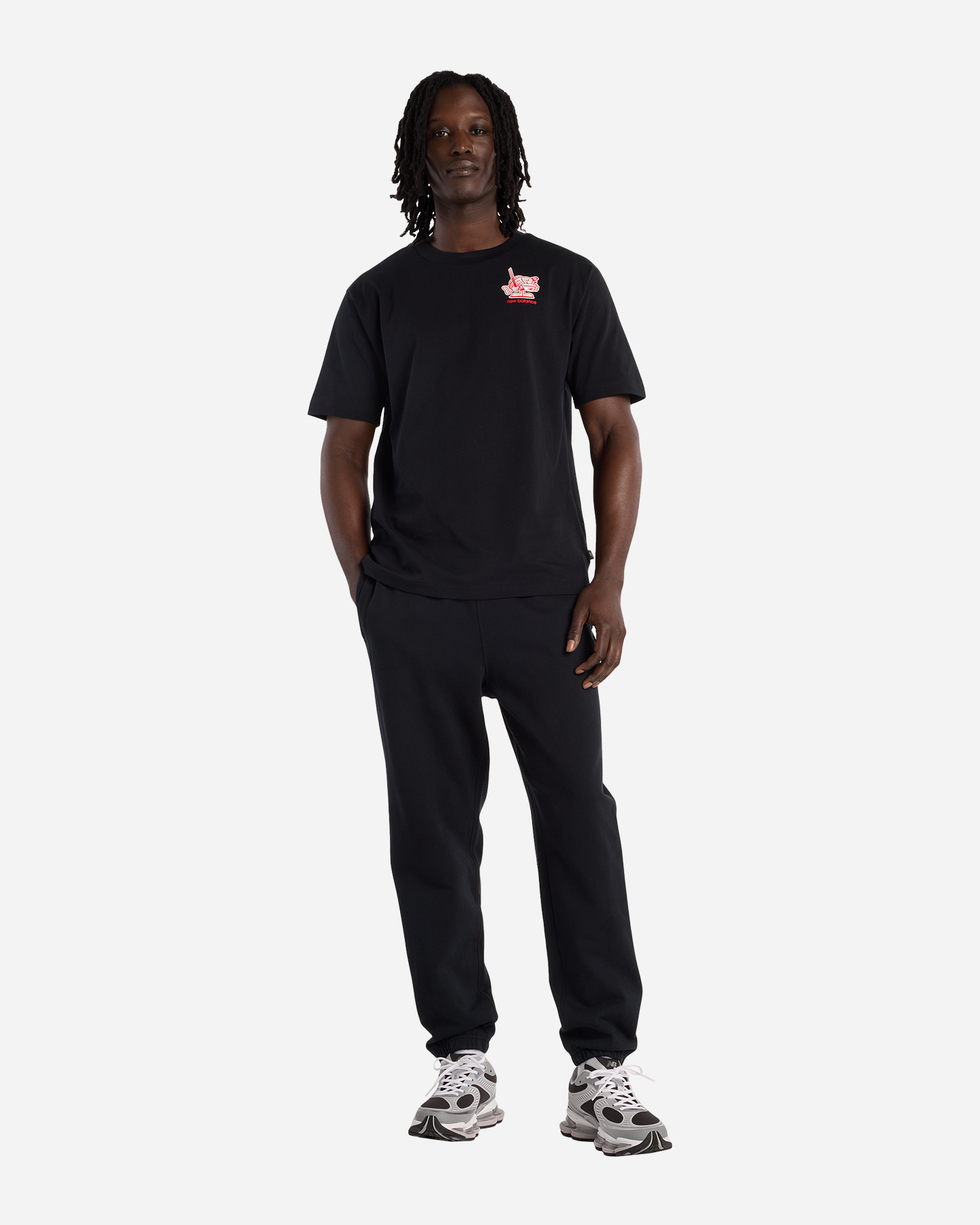 T-shirt NEW BALANCE ATHLETICS GRAPHICS RAMEN M - Nero - 3 | Cisalfa Sport