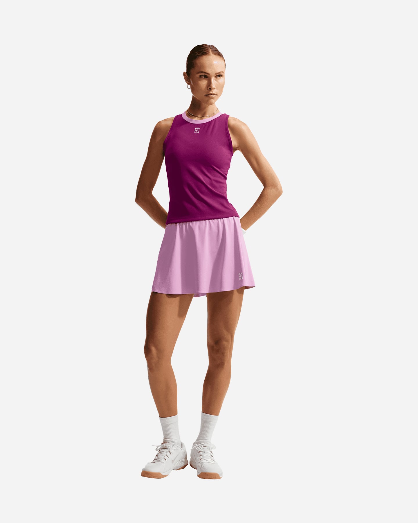 T-shirt tennis NIKE ADVANTAGE W - Rosso - 1 | Cisalfa Sport