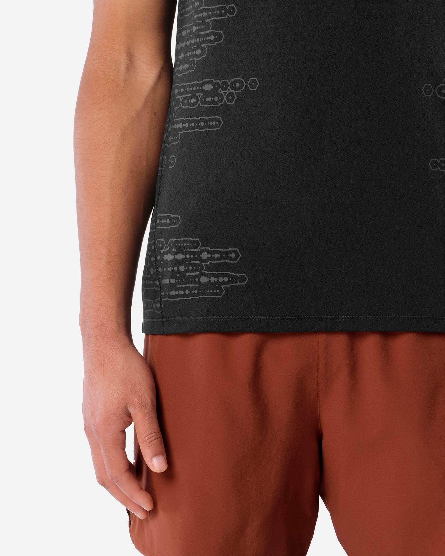 T-shirt running SALOMON SENSE AERO GRAPHIC M - Nero - 3 | Cisalfa Sport