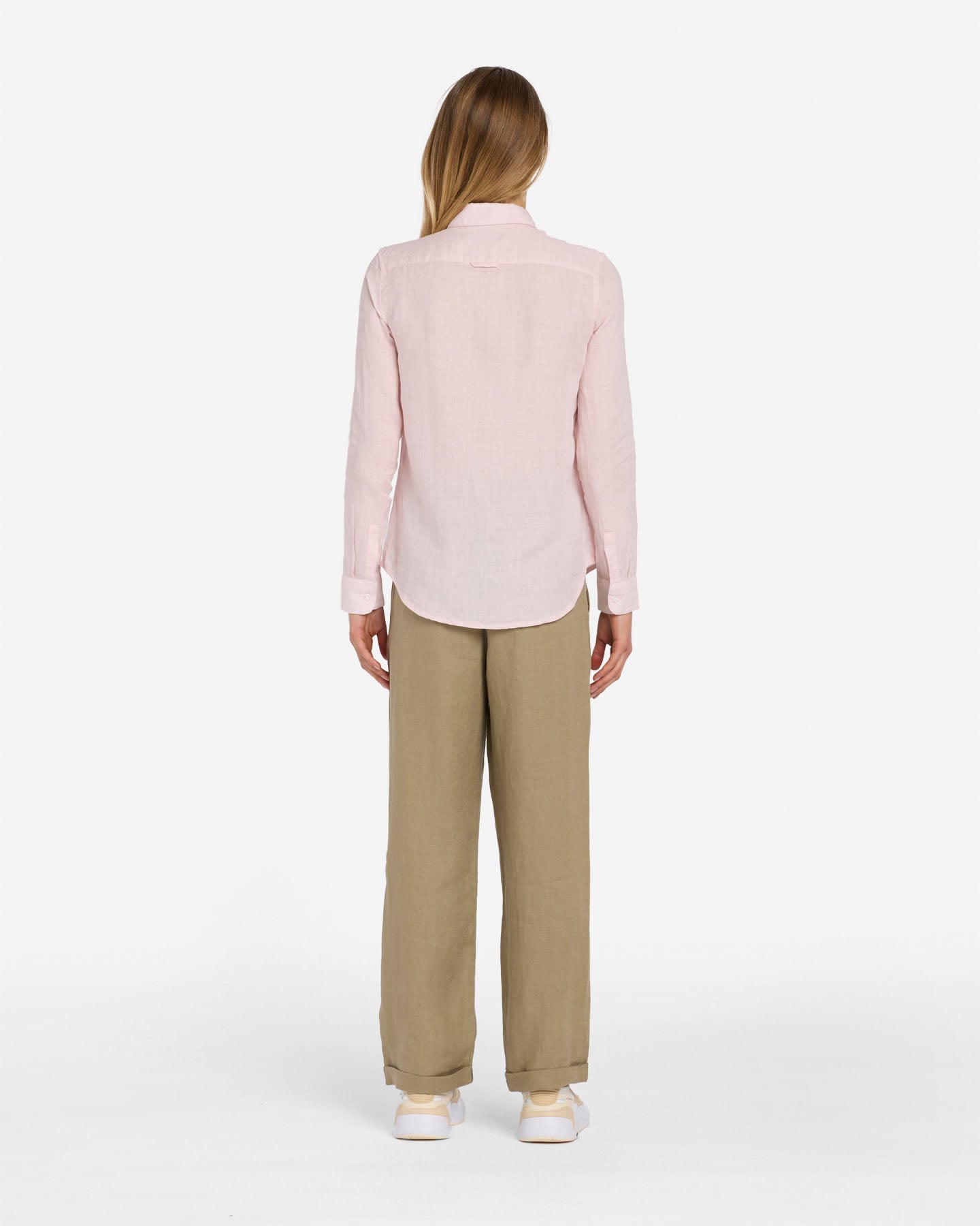 Camicia BEST COMPANY COLLEZIONE LINO W - Rosa - 3 | Cisalfa Sport