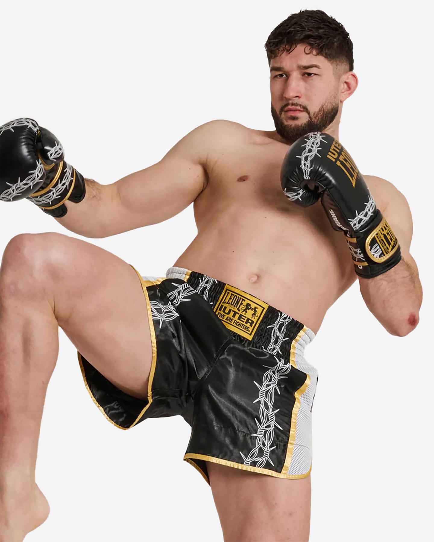 Pantaloncini LEONE KICK THAI IUTER  - Nero - 5 | Cisalfa Sport