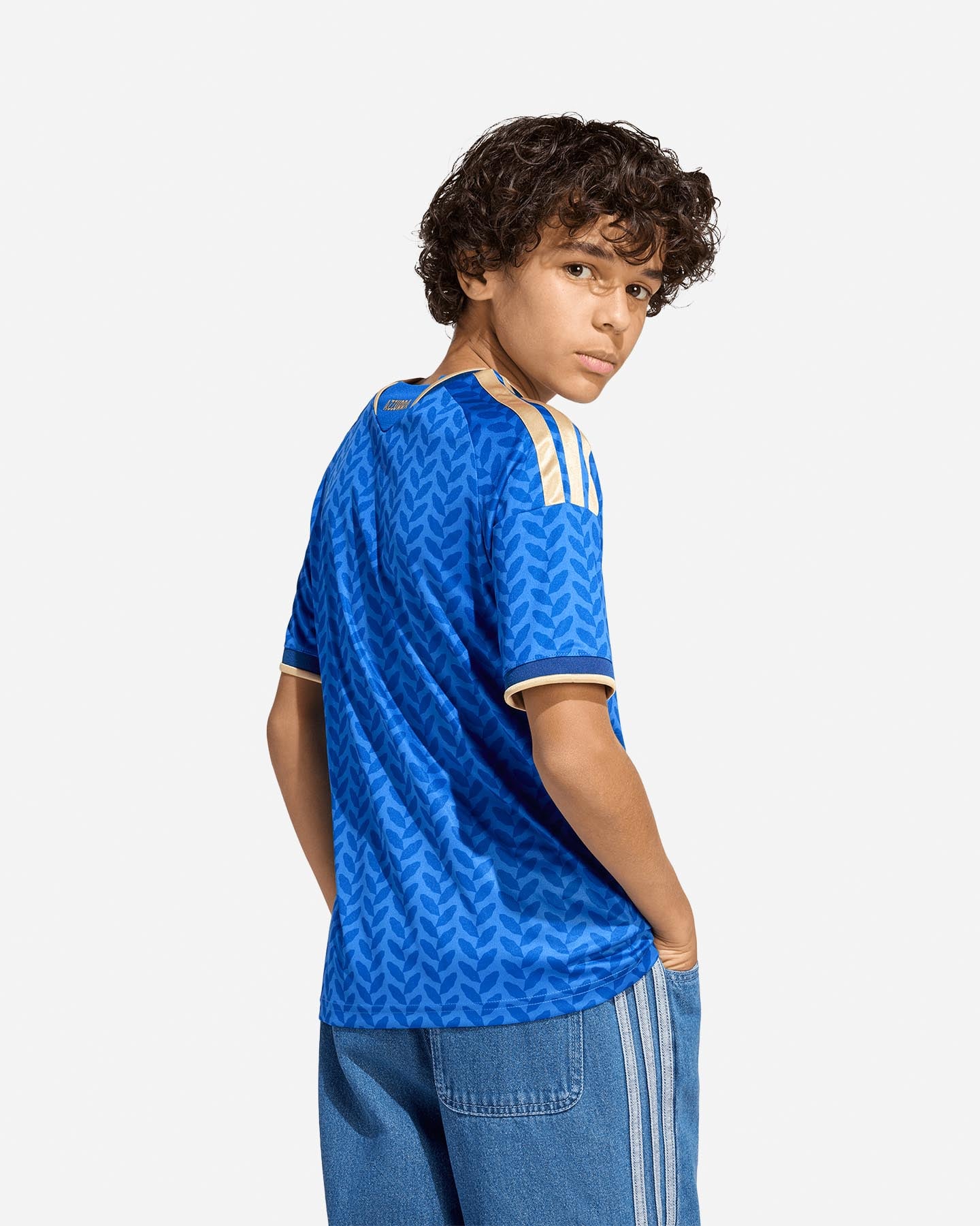 Maglia calcio ufficiale ADIDAS ITALIA FIGC HOME JR - Blu - 3 | Cisalfa Sport