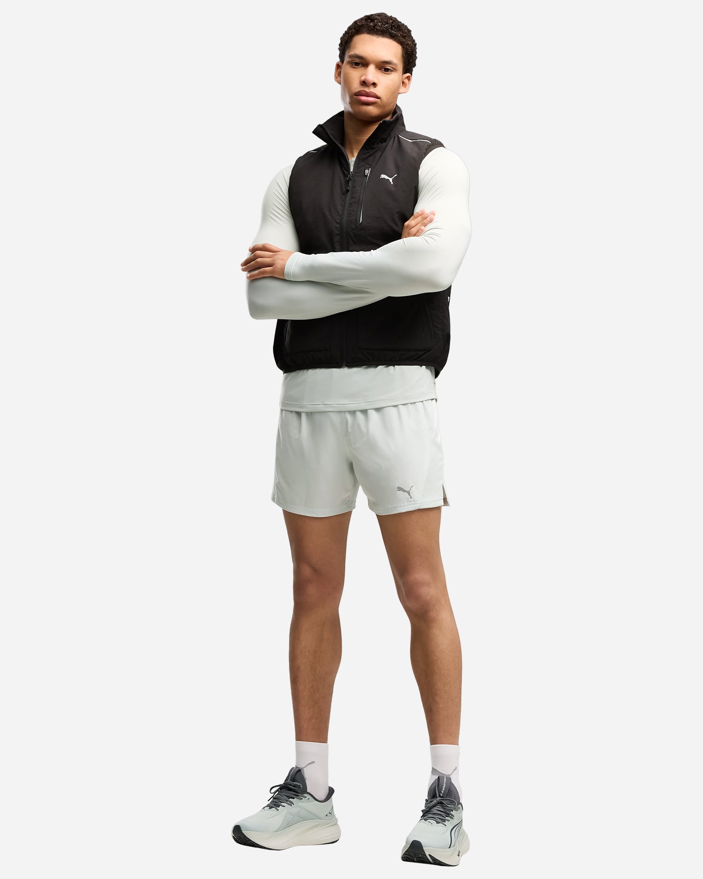 Maglia running PUMA EVERYDAY CLOUDPUN M - Verde - 4 | Cisalfa Sport