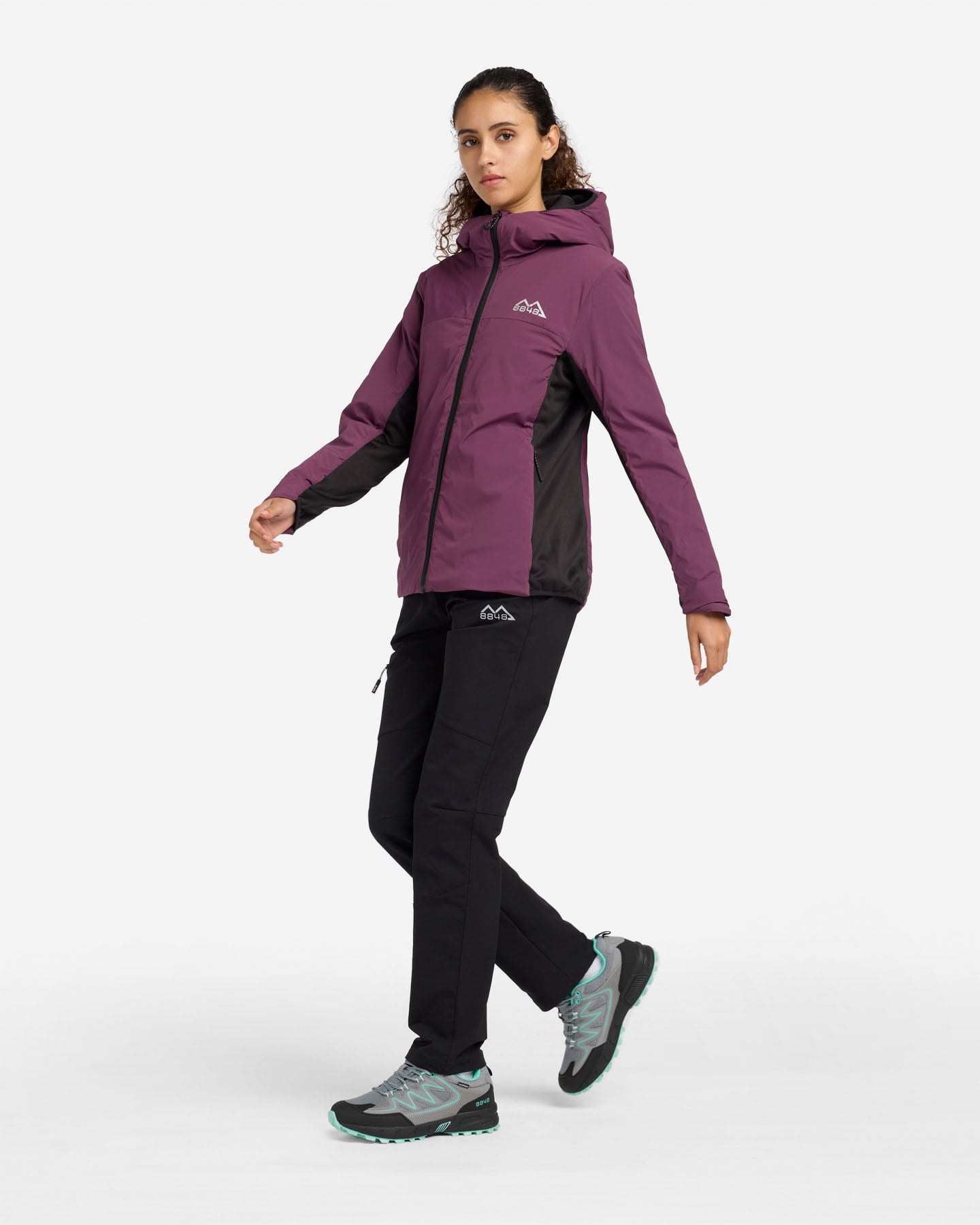 Giacca outdoor 8848 TECH HYBRID W - Viola - 2 | Cisalfa Sport
