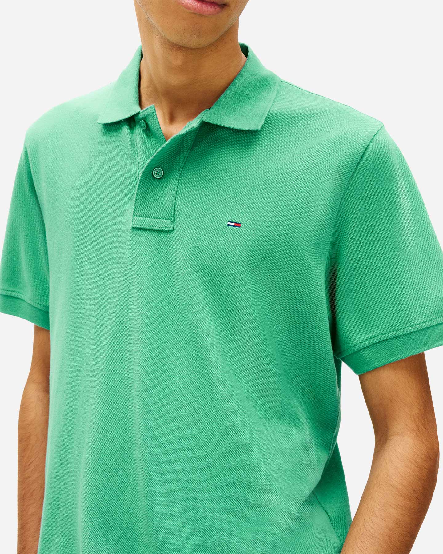 Polo TOMMY HILFIGER PIQUET M - Verde - 4 | Cisalfa Sport