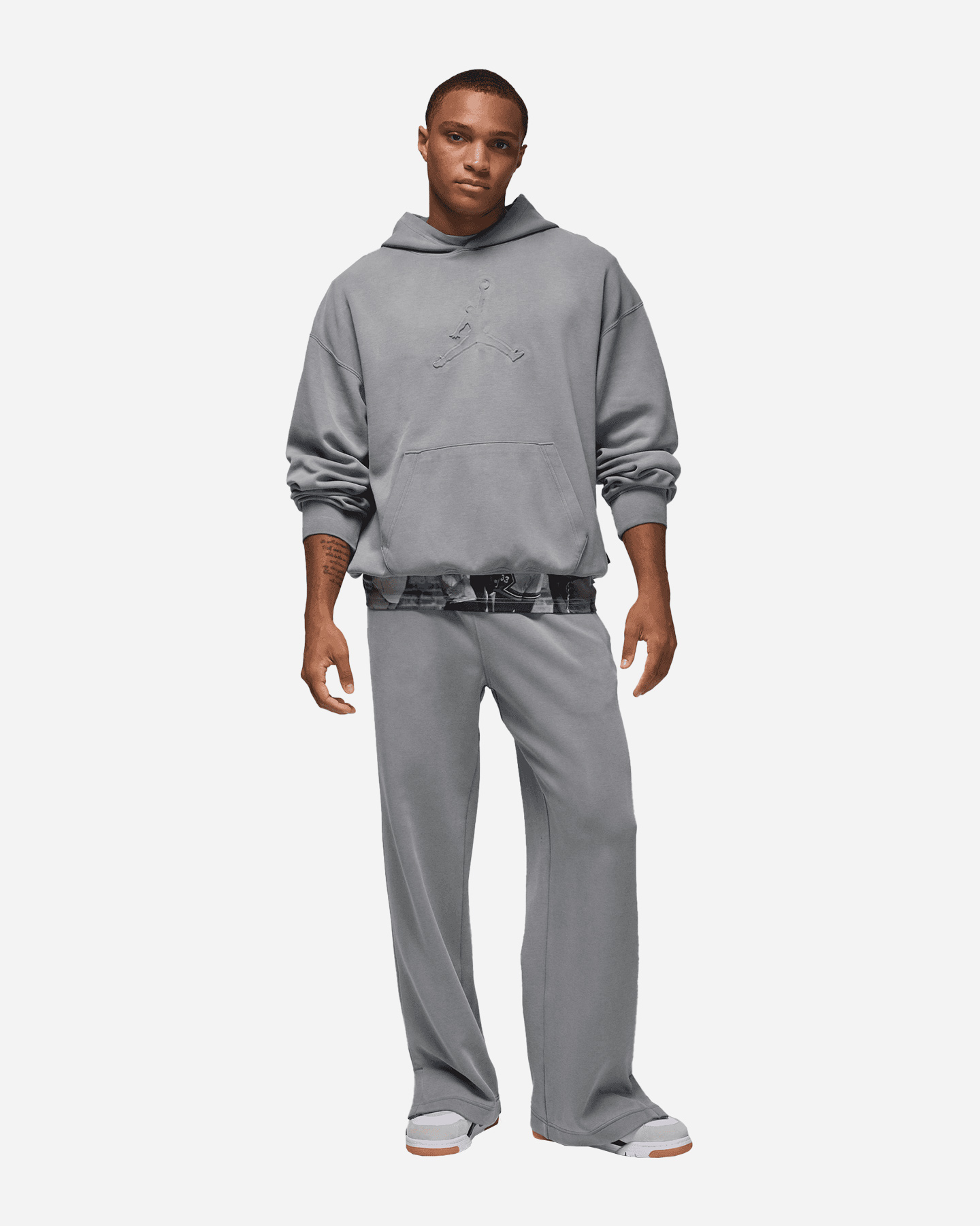 Pantalone NIKE JORDAN FLEECE TATUM M - Antracite - 2 | Cisalfa Sport