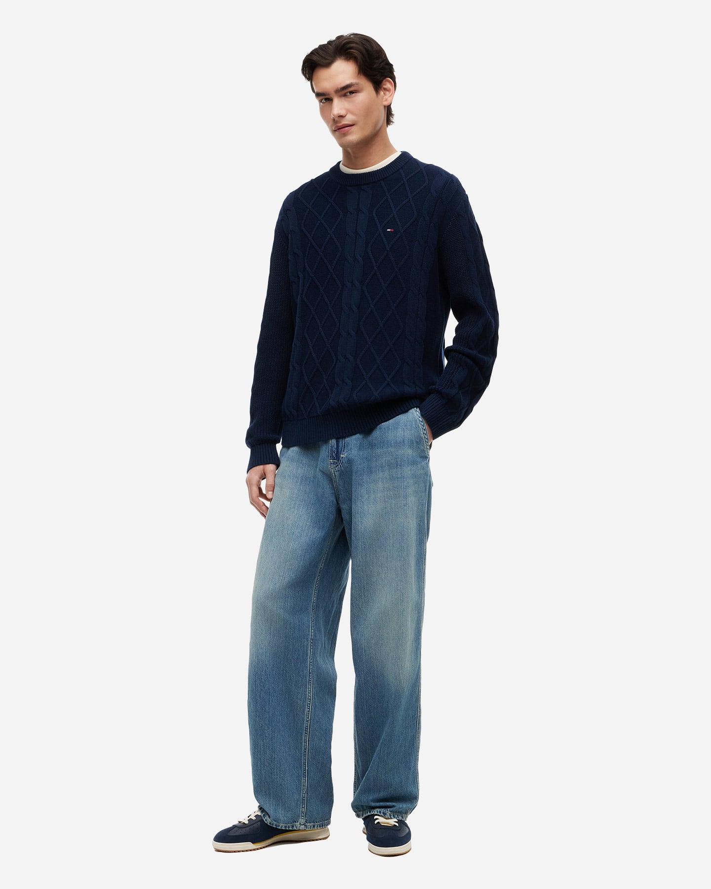 Maglione TOMMY HILFIGER CABLE M - Blu - 3 | Cisalfa Sport