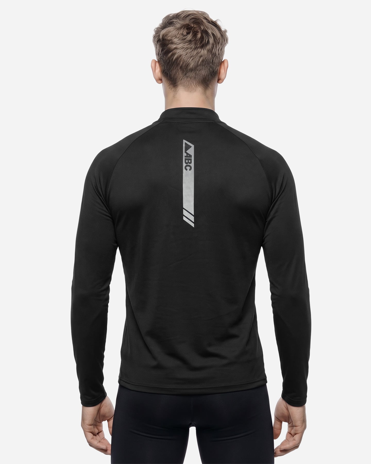 Maglia running ABC BASIC M - Nero - 3 | Cisalfa Sport
