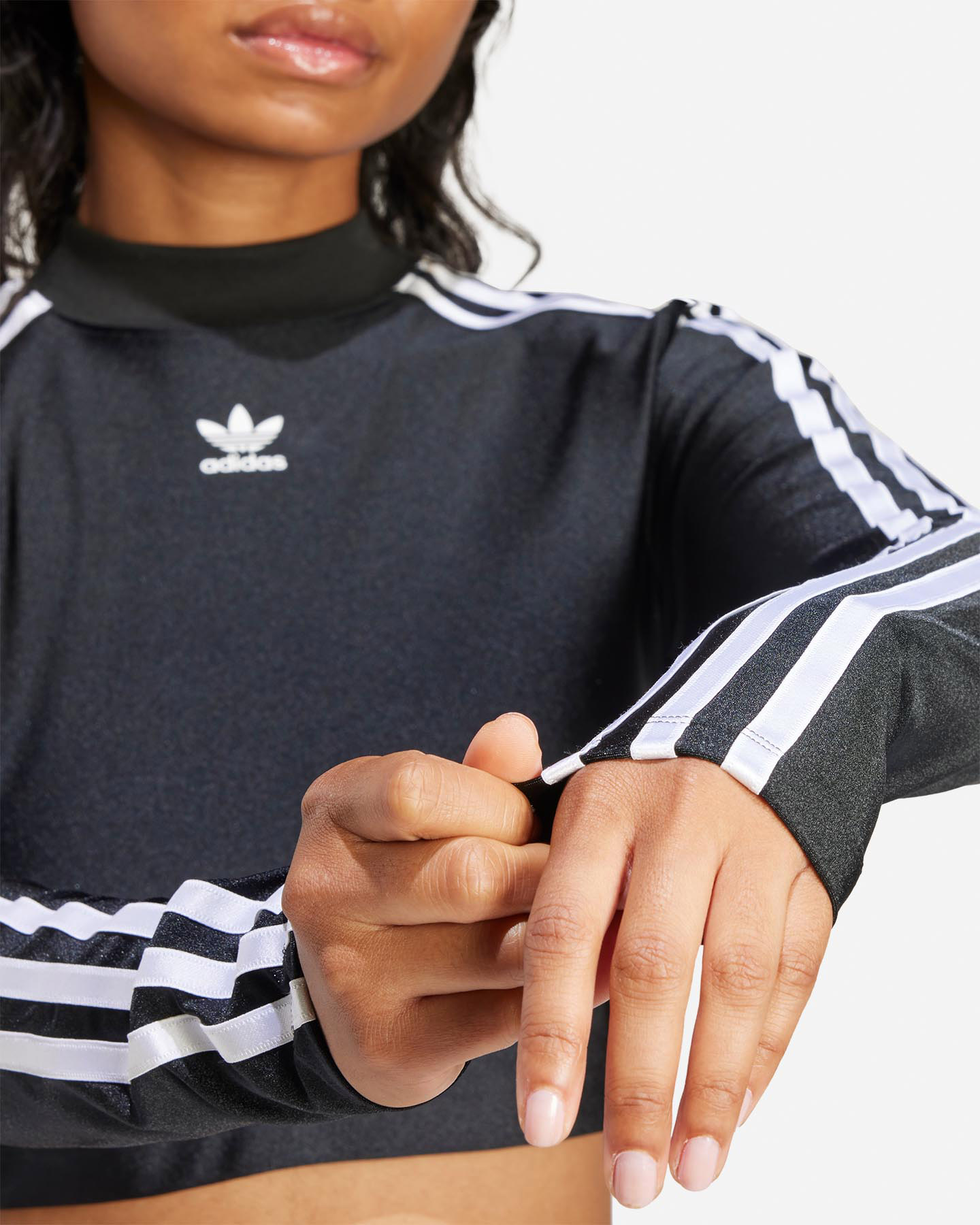 T-shirt ADIDAS ORIGINAL 3STRIPES W - Nero - 5 | Cisalfa Sport
