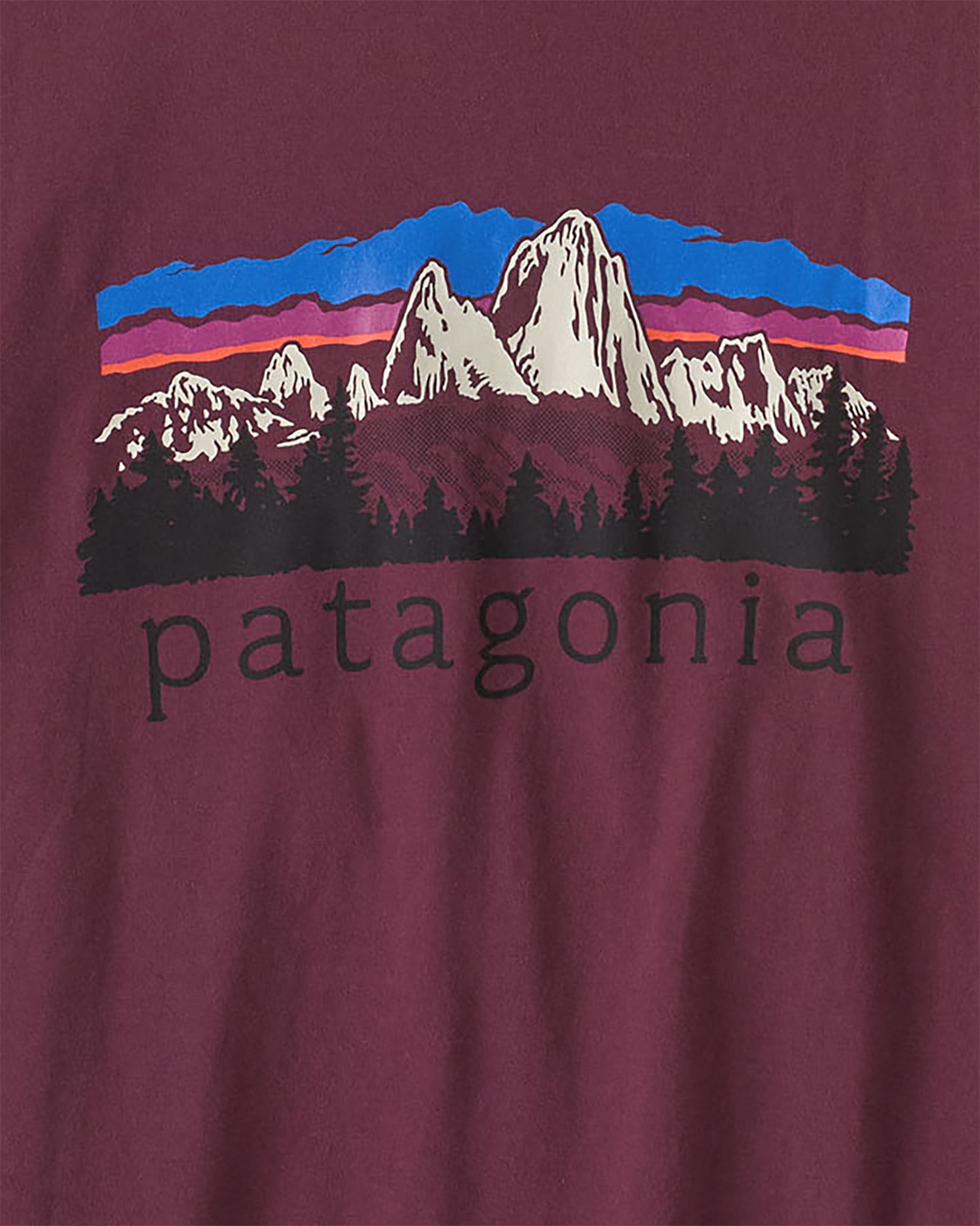 T-shirt PATAGONIA FITZ ROY FOOTHILLS RINGER W - Viola - 2 | Cisalfa Sport
