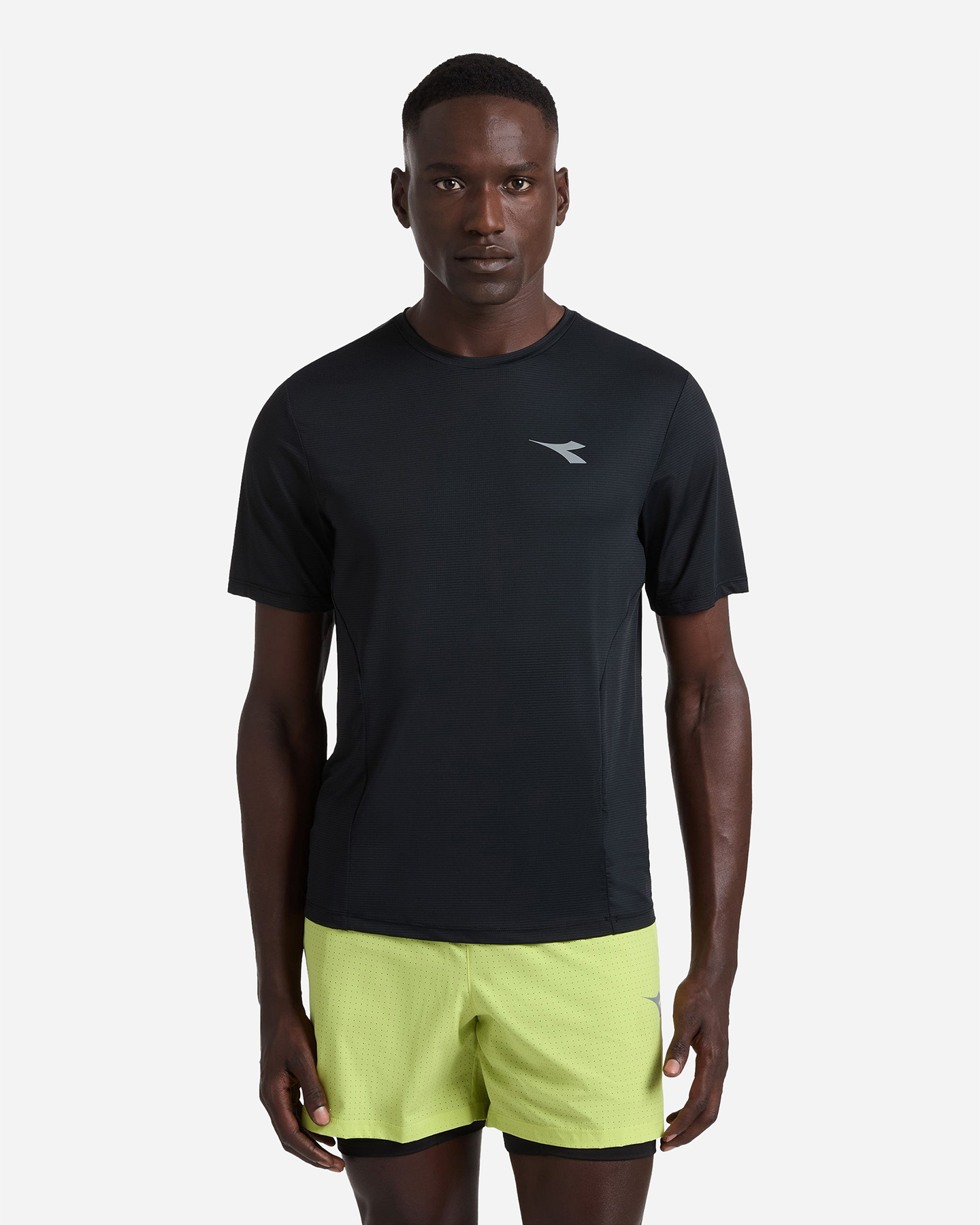 T-shirt running DIADORA TECH M - Nero - 1 | Cisalfa Sport