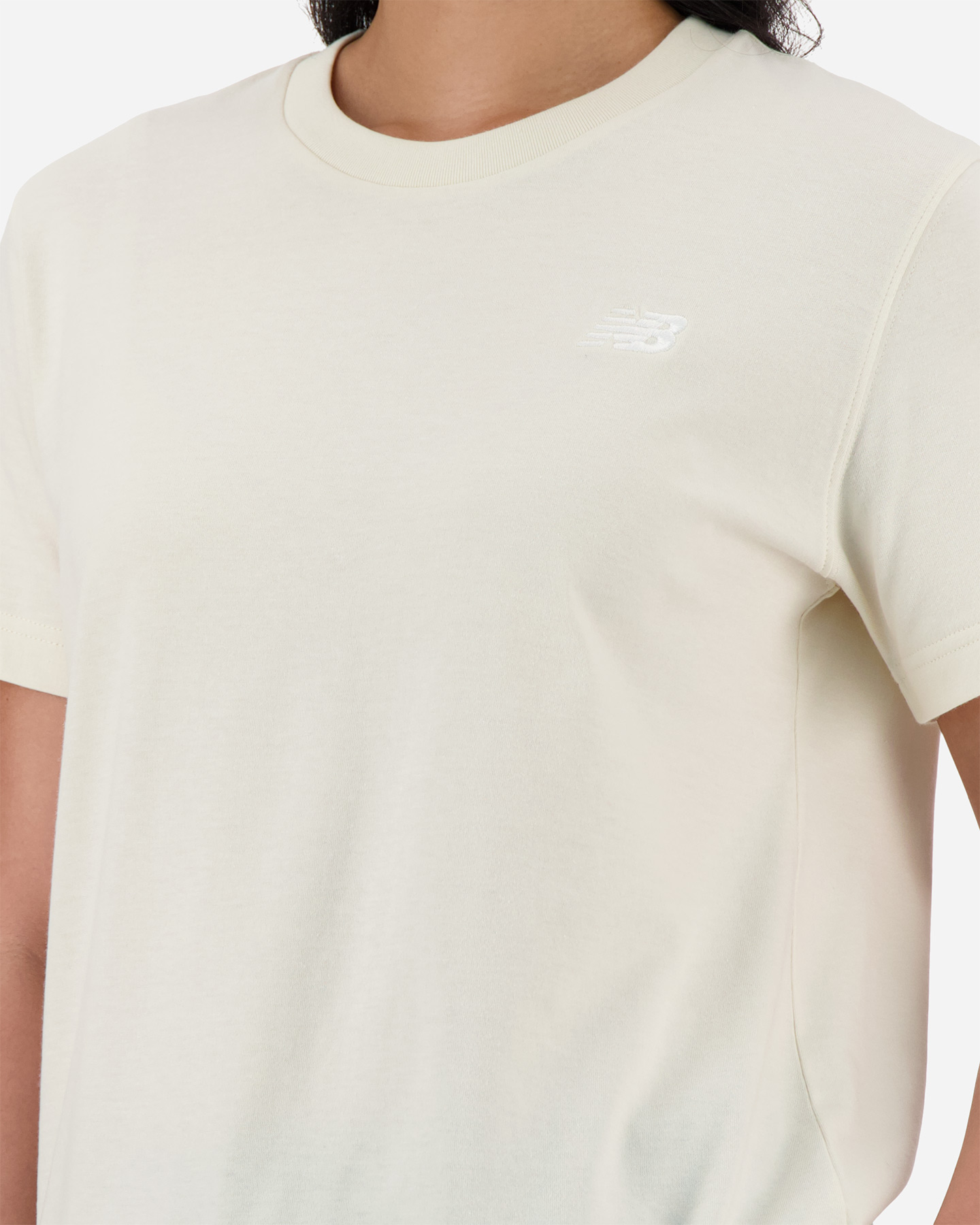 T-shirt NEW BALANCE JERSEY ESSENTIALS W - Beige - 3 | Cisalfa Sport