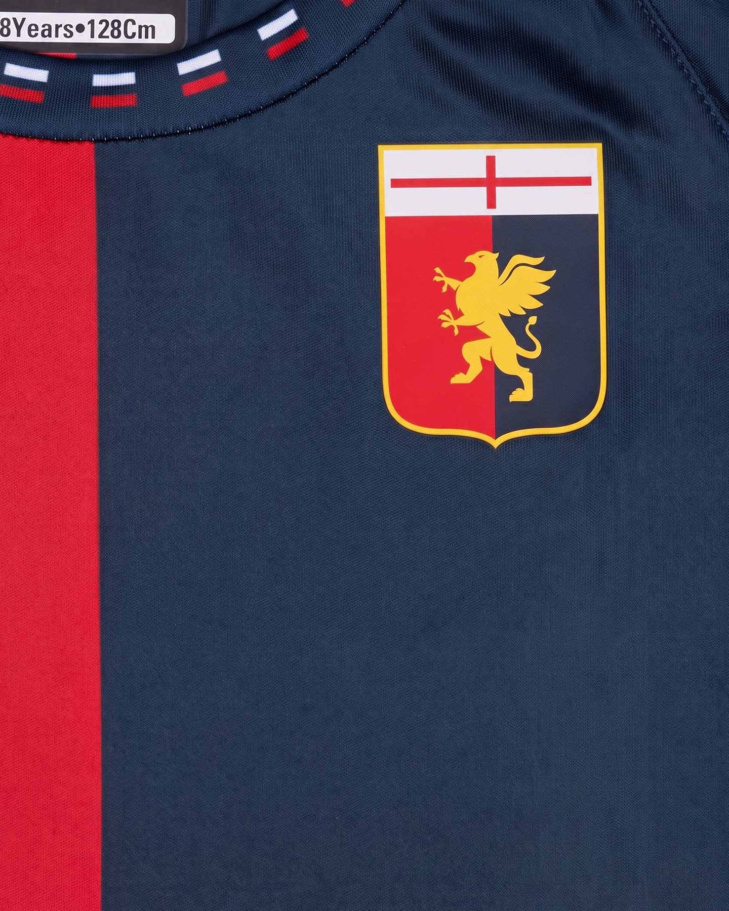 Maglia calcio ufficiale KAPPA GENOA HOME KOMBAT 26-27 JR - 2 | Cisalfa Sport